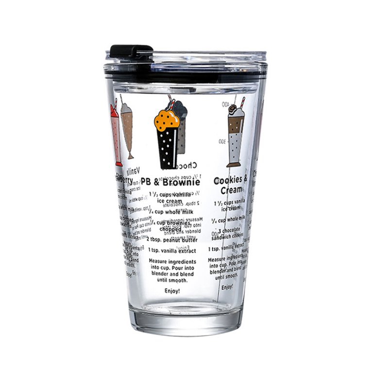 Glass Tumbler with Lid and Straw, Leakproof Glass Cups with Lids and Straws, 3-Way to Drink Drinking Glasses, Iced Coffee Cup Silicone Sleeve Smoothie Cup, Boba Cup for Travel Home Picnic (brown)