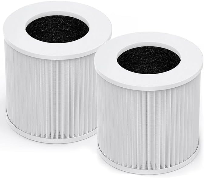 KOIOS H13 HEPA Air Filter Replacement Compatible with VEWIOR A1, AMEIFU, Tailulu HQKJ-50 Air Purifiers, Official Certified 3 Stage Filtration, Add 2 Pay 1