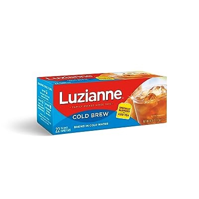 Luzianne Cold Brew Black Tea, 22 Count