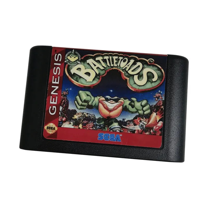 Battletoads Gega Genesis Gmae Cartridge For NTSC And PAL Version Game Console