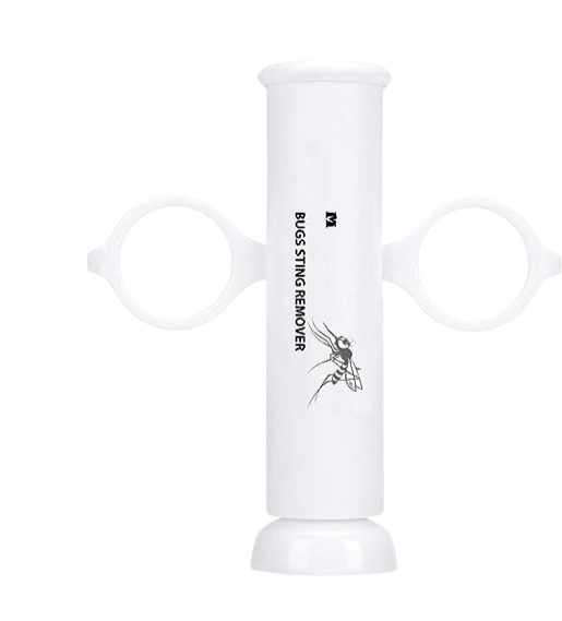 Bug BITE/STINGS Extractor Relief- (Hornets) Yellow Jackets Sting/Wasps/The Bullet ant Bites Sting Relief .ant Tool, bee stings/Bites Suction aid Tool- Pure White Tool (White)