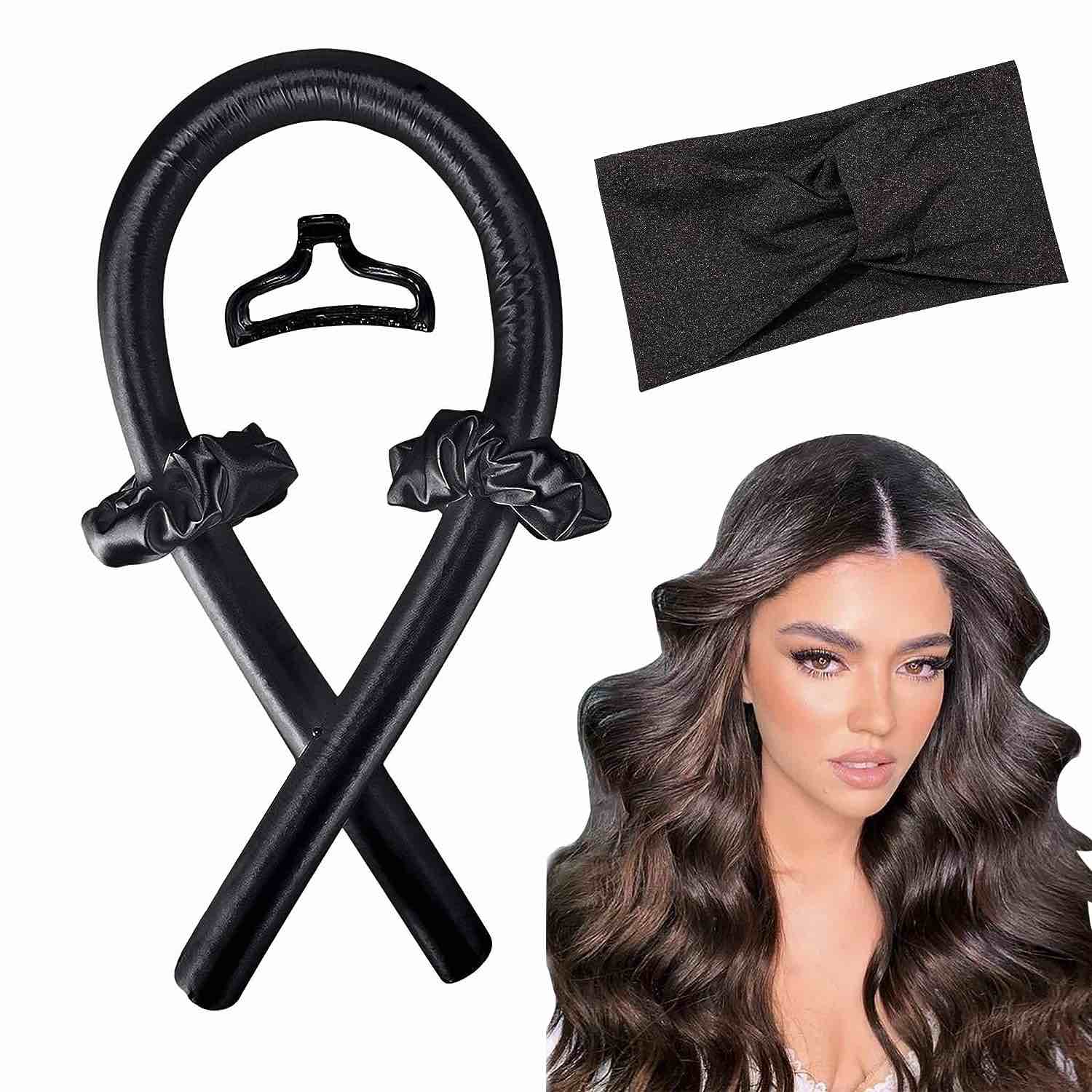 Heatless Hair Curlers for Long Hair — Satin No Heat