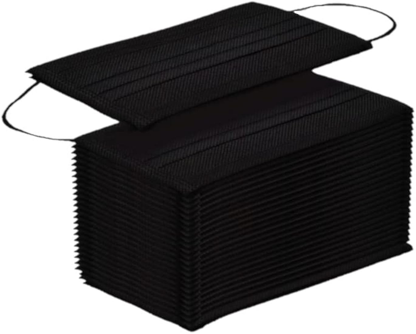 FFG Black Disposable Face Mask 3 ply filter protection 50pc