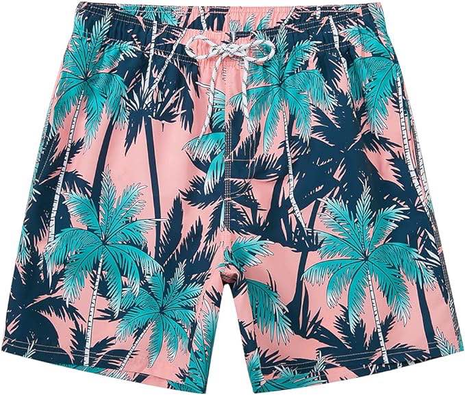 (Medium) WavingSpark Mens Swim Trunks Quick Dry Funny Swim Shorts with Mesh Lining Swimming Trunks for Men