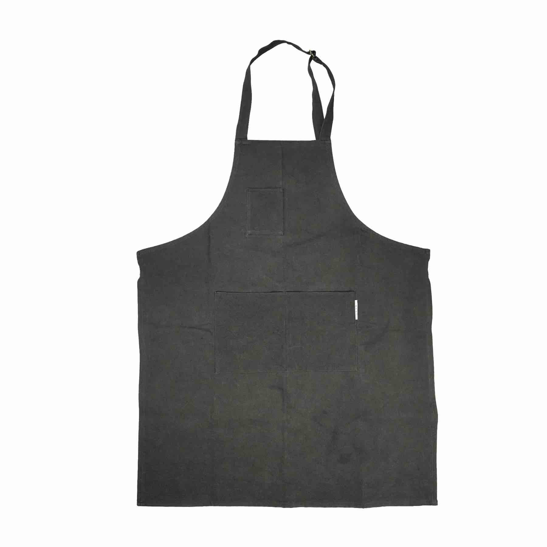 Malaysia Grand Bazaar MUNI Carpenter's Thick Cotton Canvas Apron - Adjustable with Tool Pockets for Men, Women, Artists