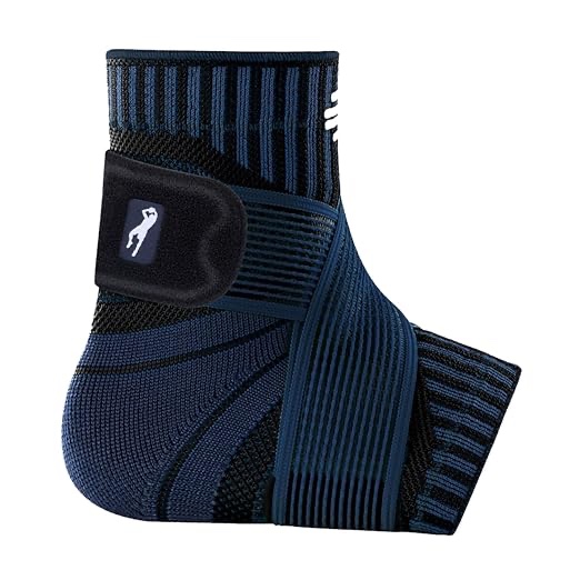 BAUERFEIND Sports Ankle Support, Dirk Nowitzki, Navy, right, XS