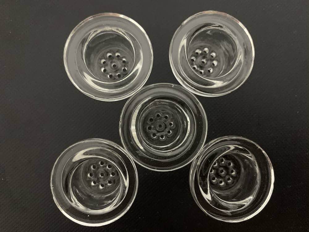 Mini 9-Hole Honeycomb Glass Filter Replacement Bowl (5pack)
