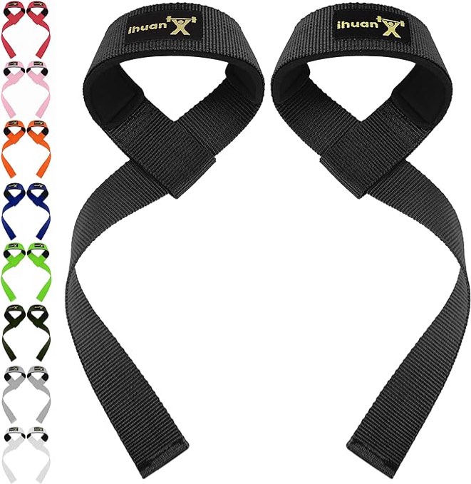 ihuan Wrist Wraps for Weight Lifting: 18 Inches Gym Wrist Support Straps for Weightlifting Men and Women | Workout Wrist Wrap for Exercise | Strength Training | Body Building | Power Lifting