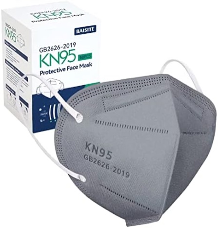 KN95 Face Masks Respirator Breathable Protection Masks 5-Ply KN95 Face Mask Cup Dust Safety Masks
