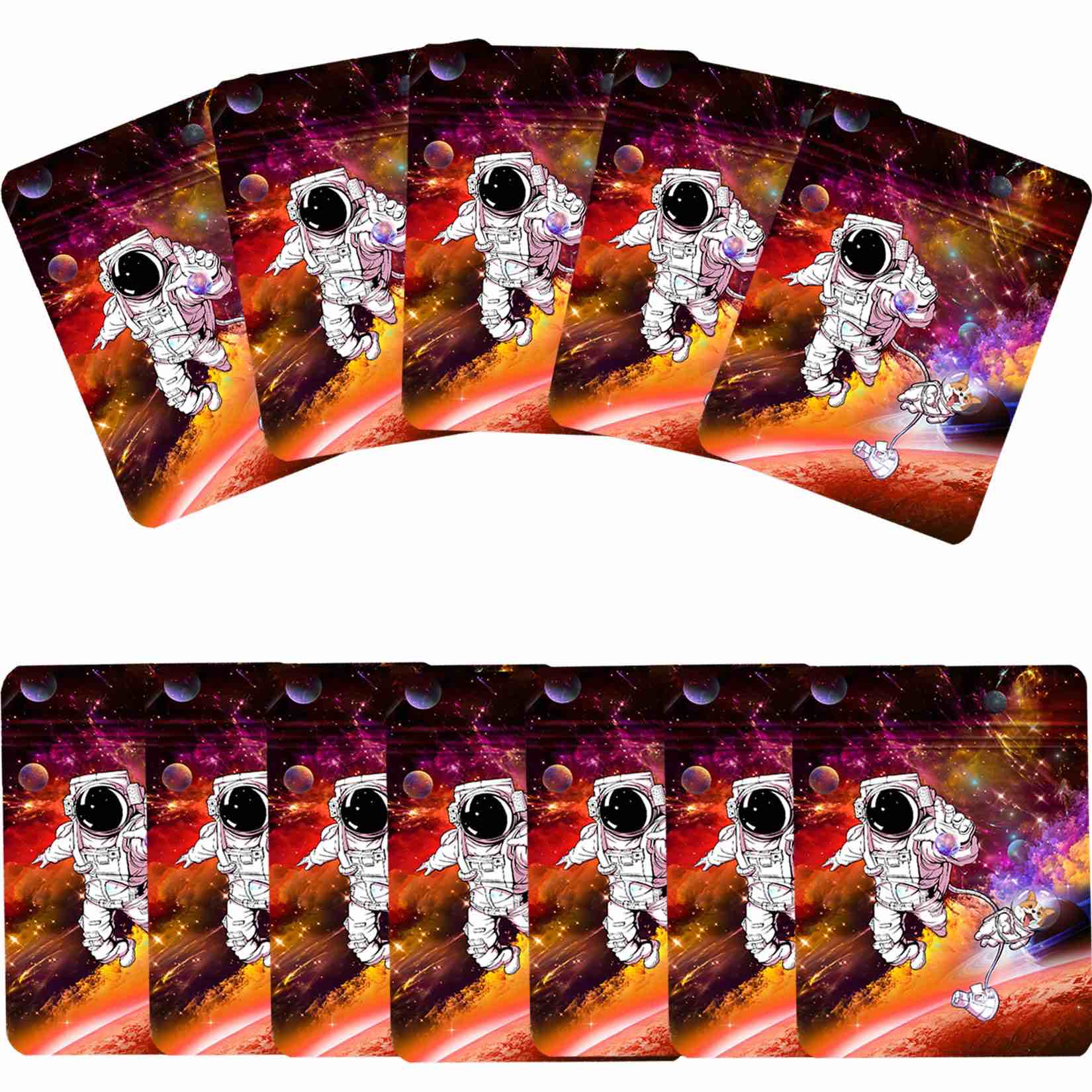 Gardford Fly 100 Piece 3.5g Bags For Storage Of Small Items Size: 5 * 3.82 Inches