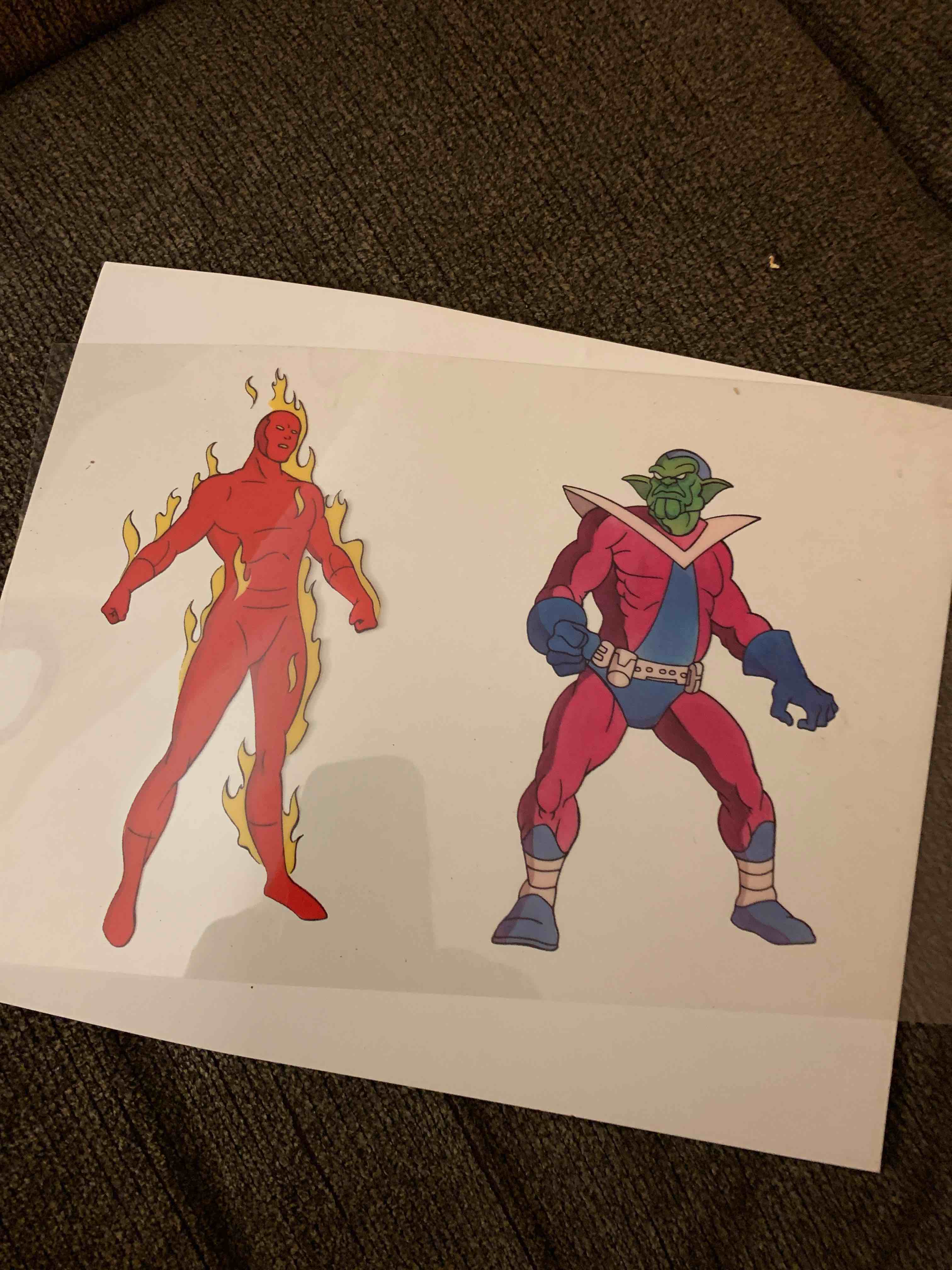 Marvel Torch Cellophane Picture