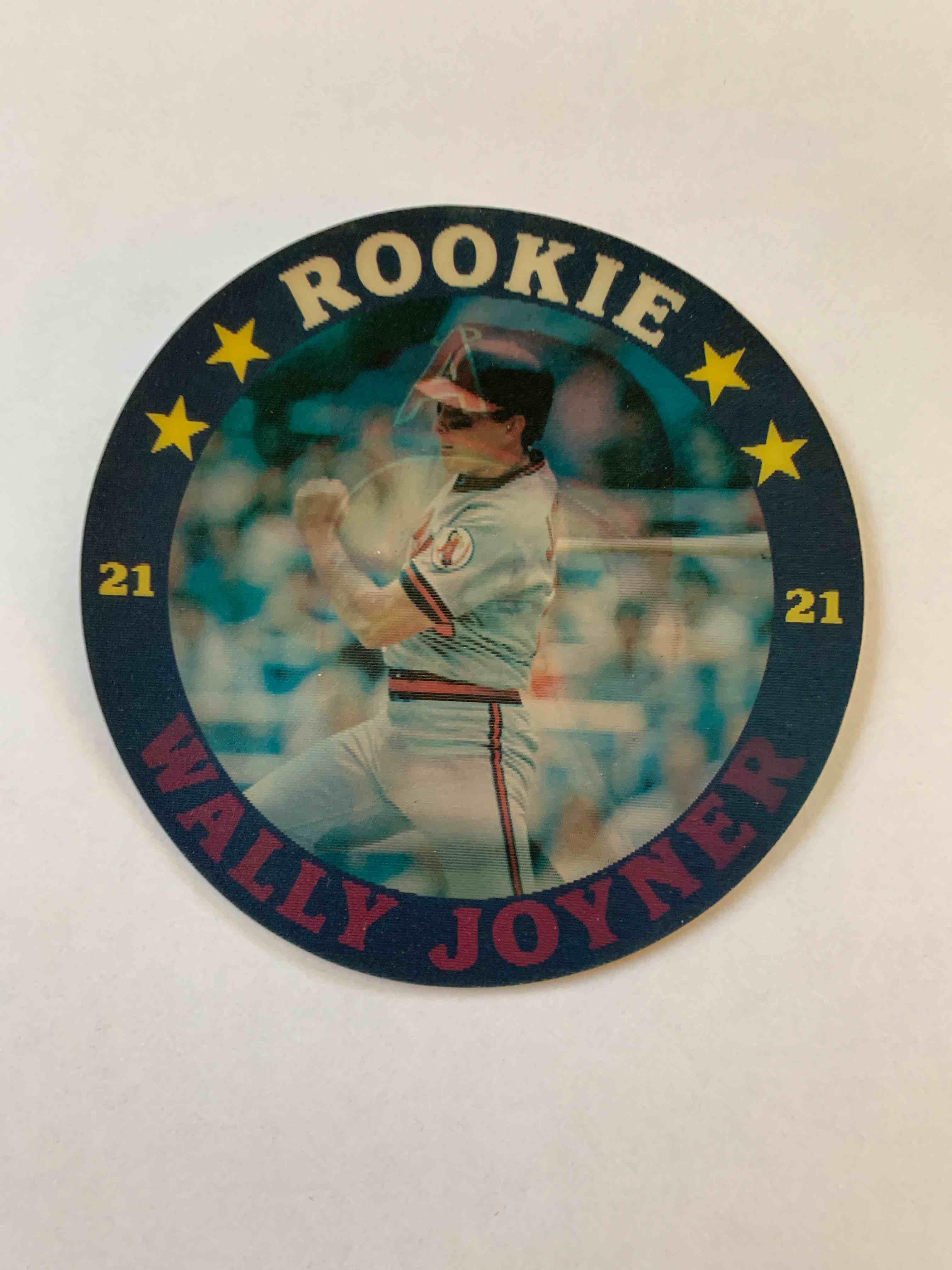 Sportsflix Baseball Box Top Card, Wally Joyner Rookie