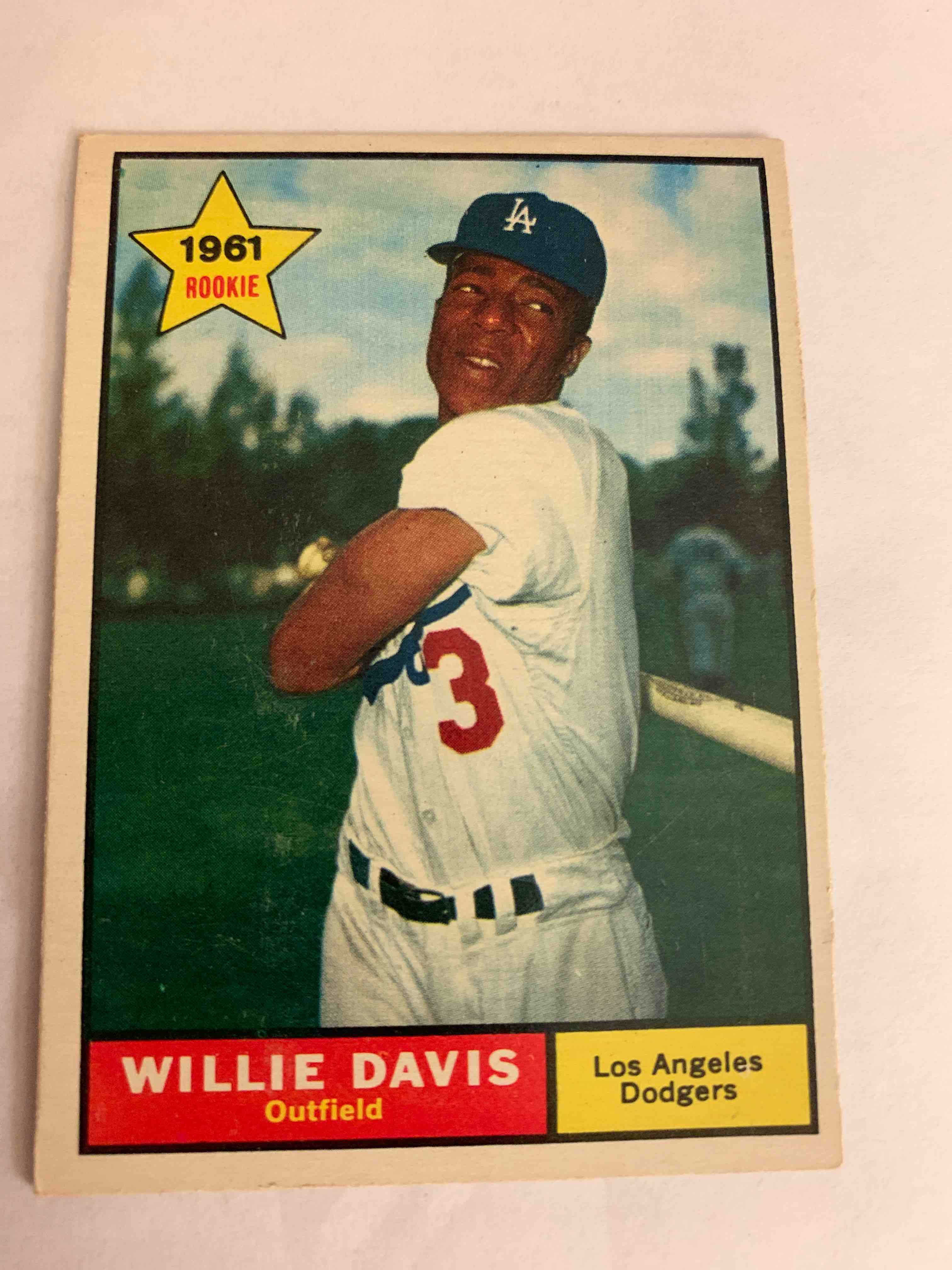 1961 Topps Baseball #506, Willie Davis