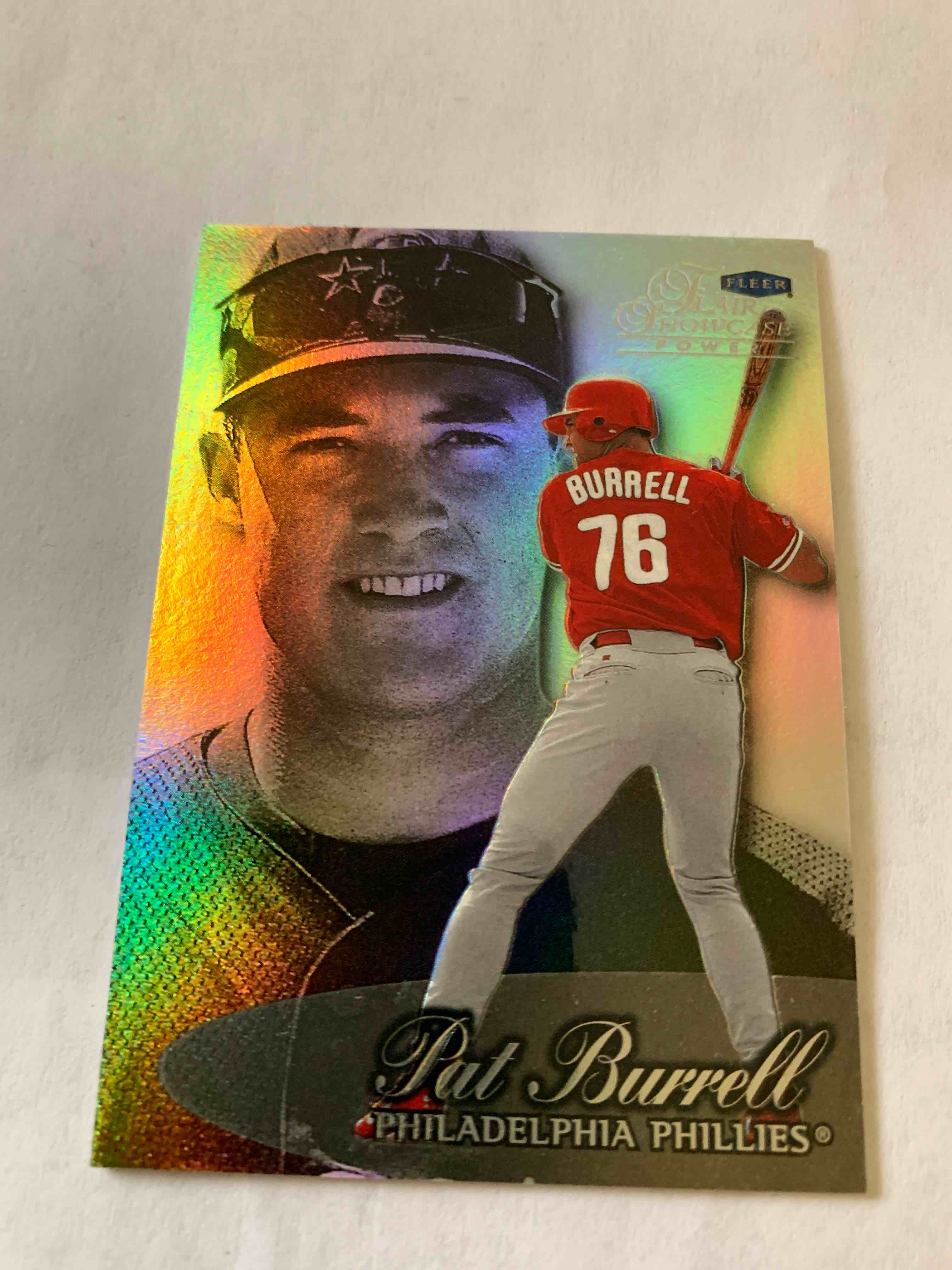 1999 Flair Showcase , Pat Burrell Rookie Card 