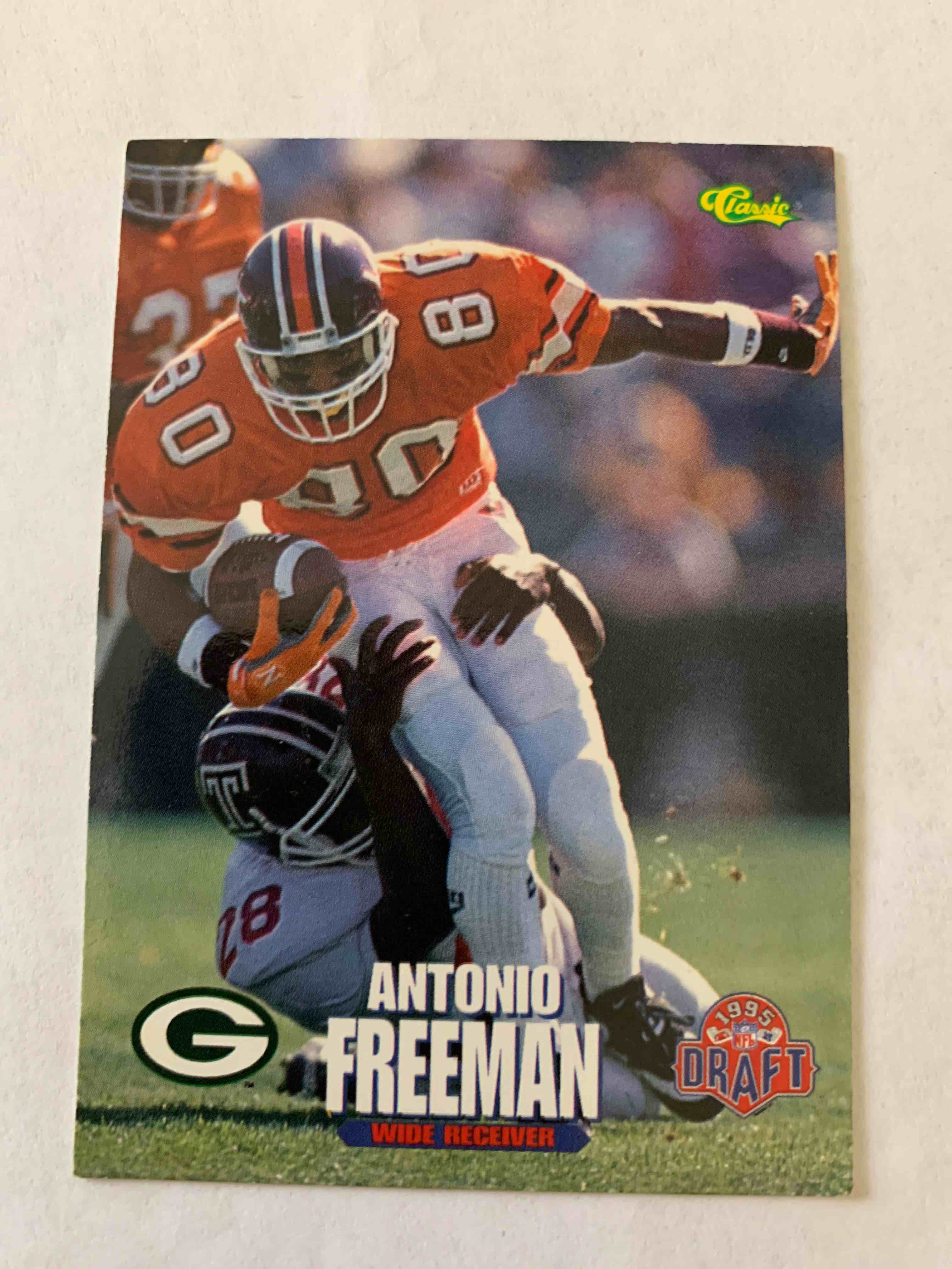 1995 Classic Football #71, Antonio Freeman Rookie Card 