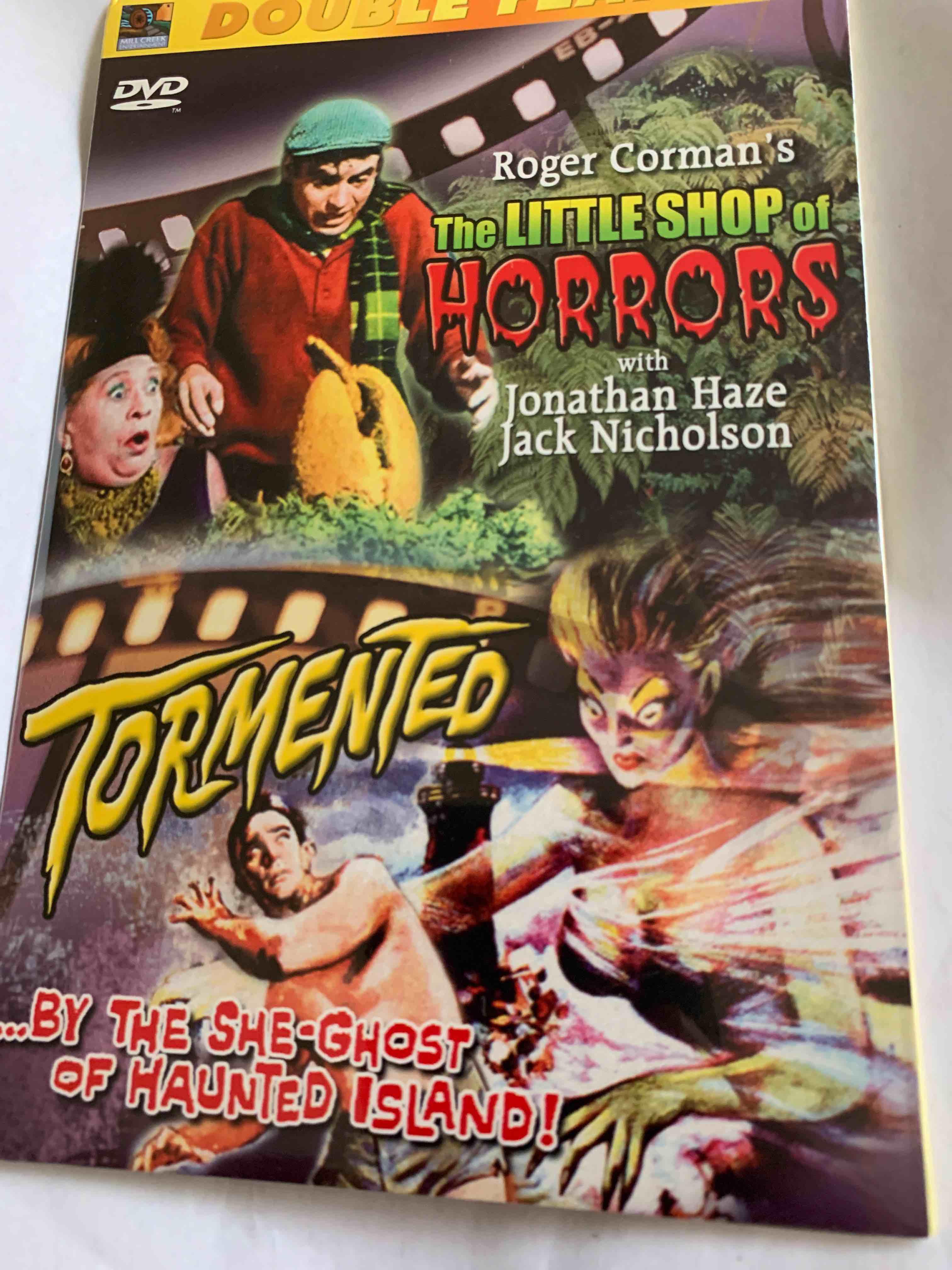 DVD Double Feature, The Little Shop of Horrors & Tormented 