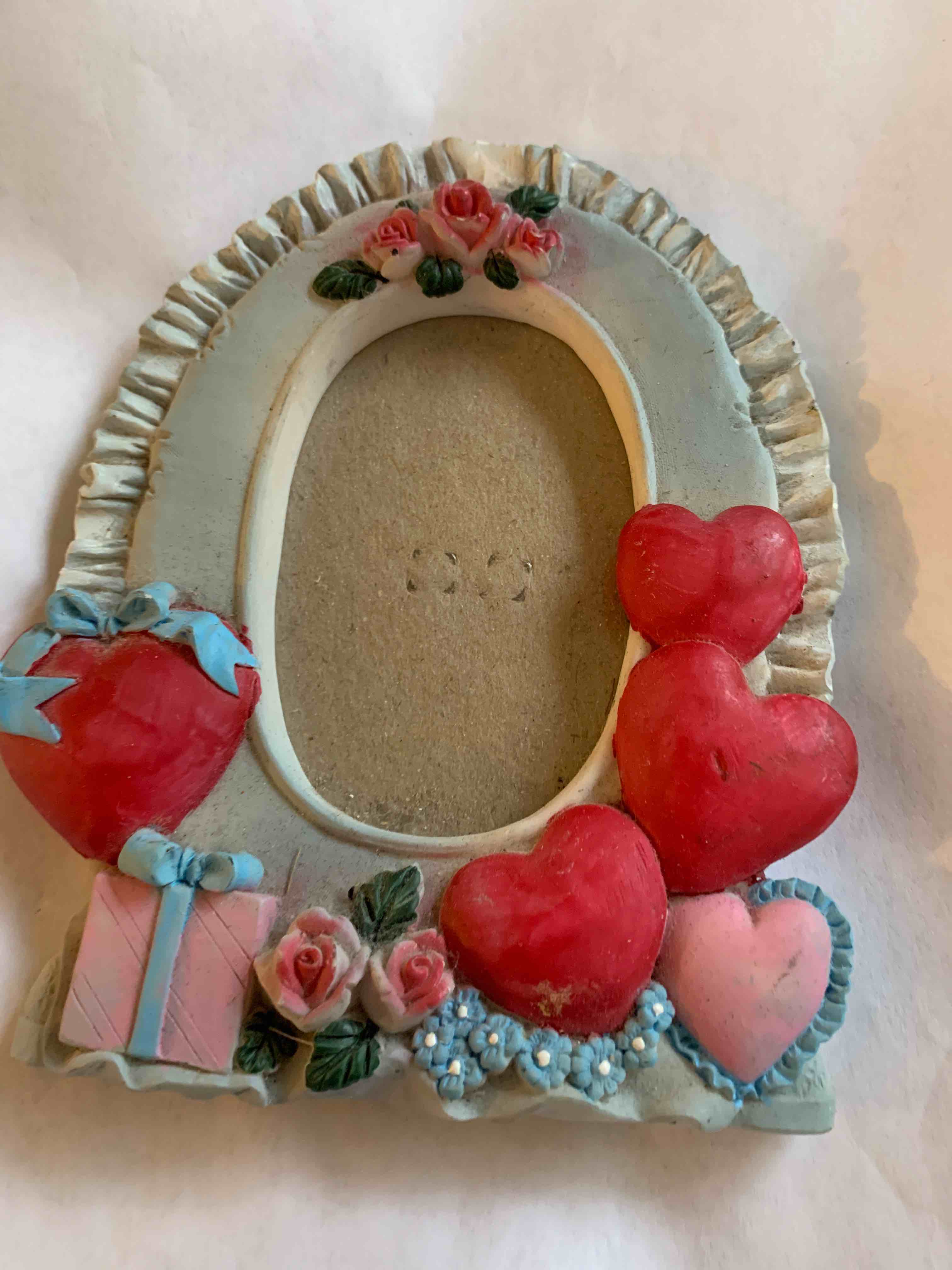 Small Hearts & Roses Picture Frame 