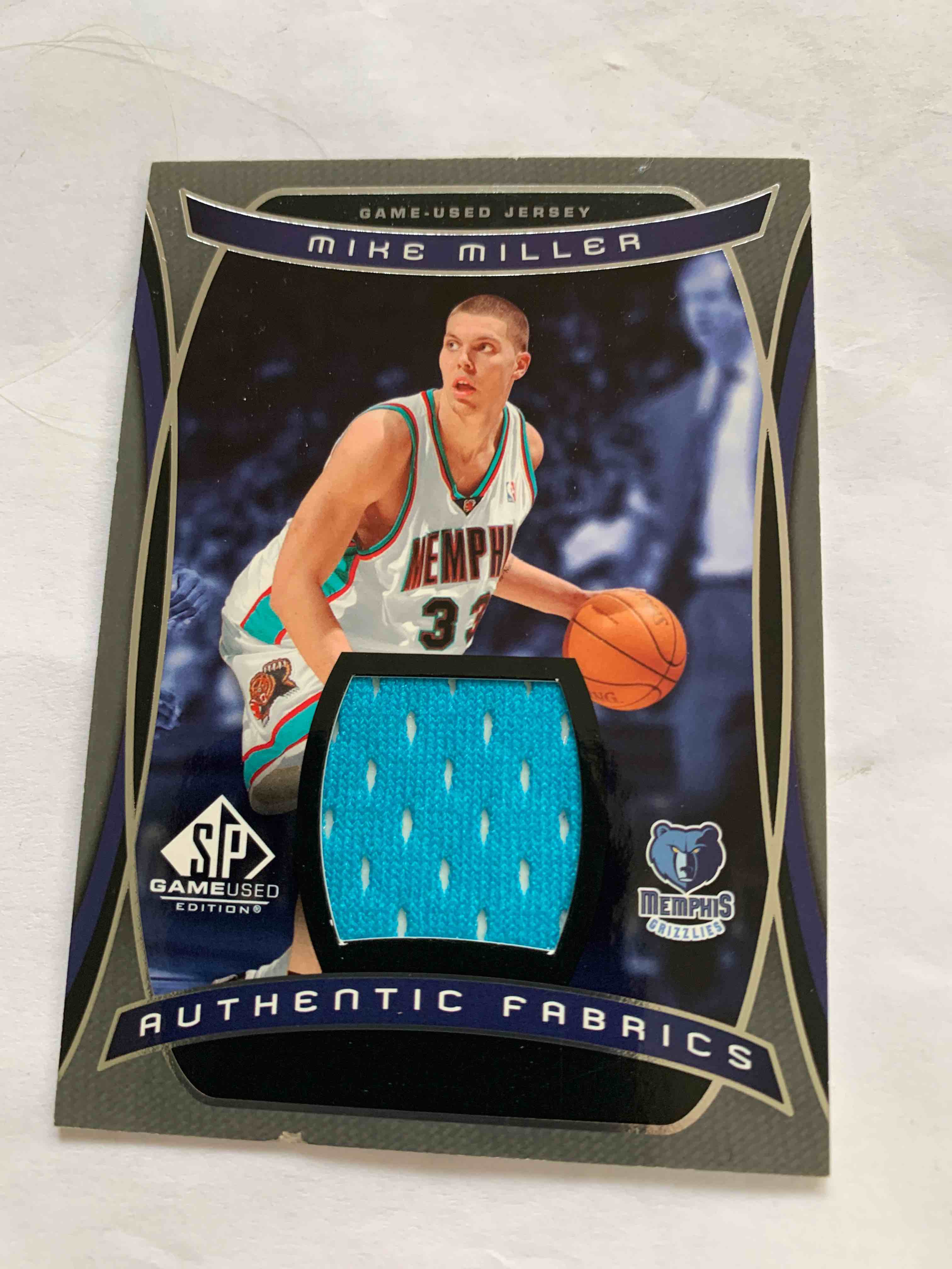 2004 SP Game Used Edition #AF-MM, Mike Miller Jersey Card 