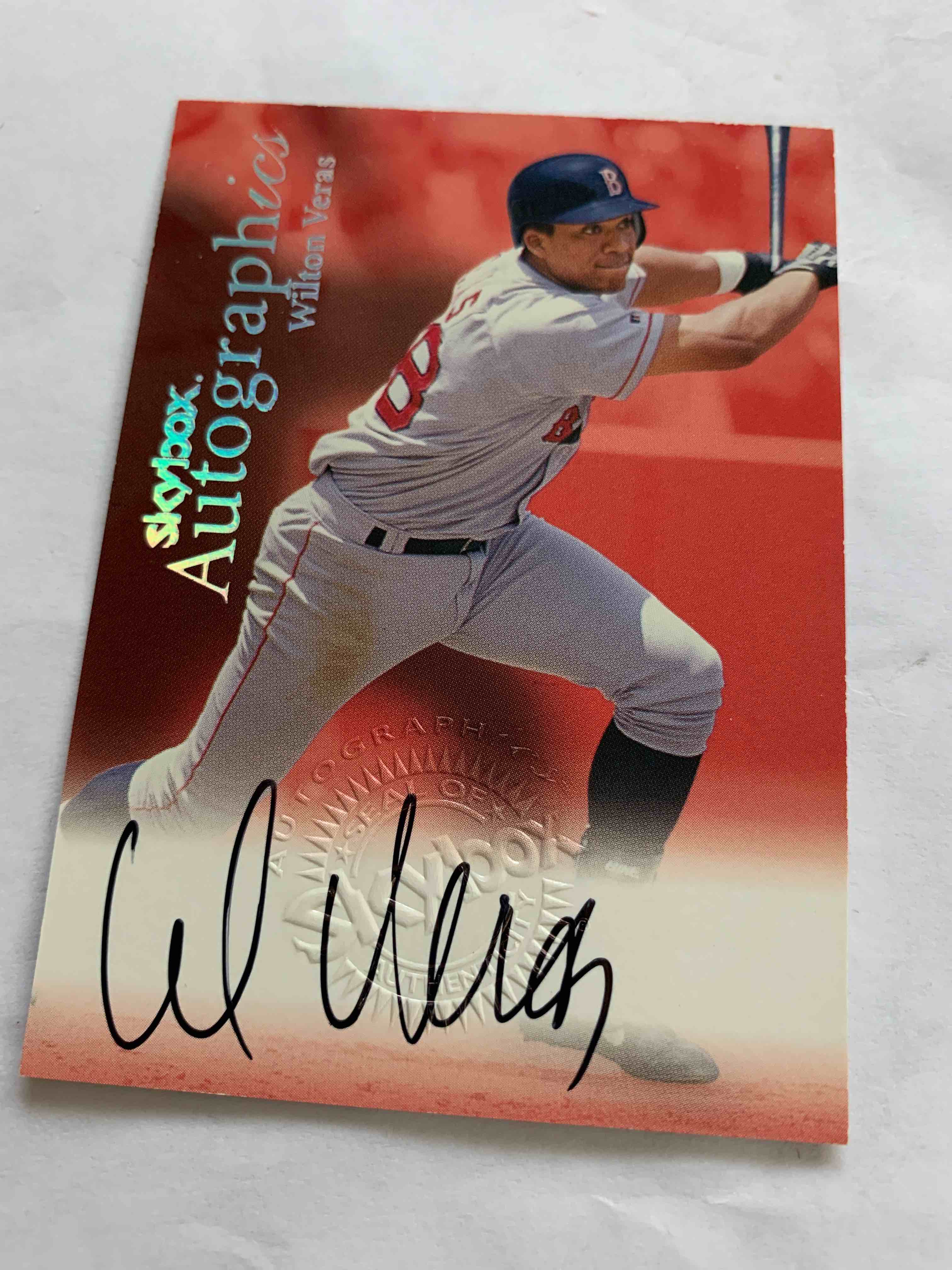 2000 Skybox Autographics, Wilton Vera’s Autograph Card 