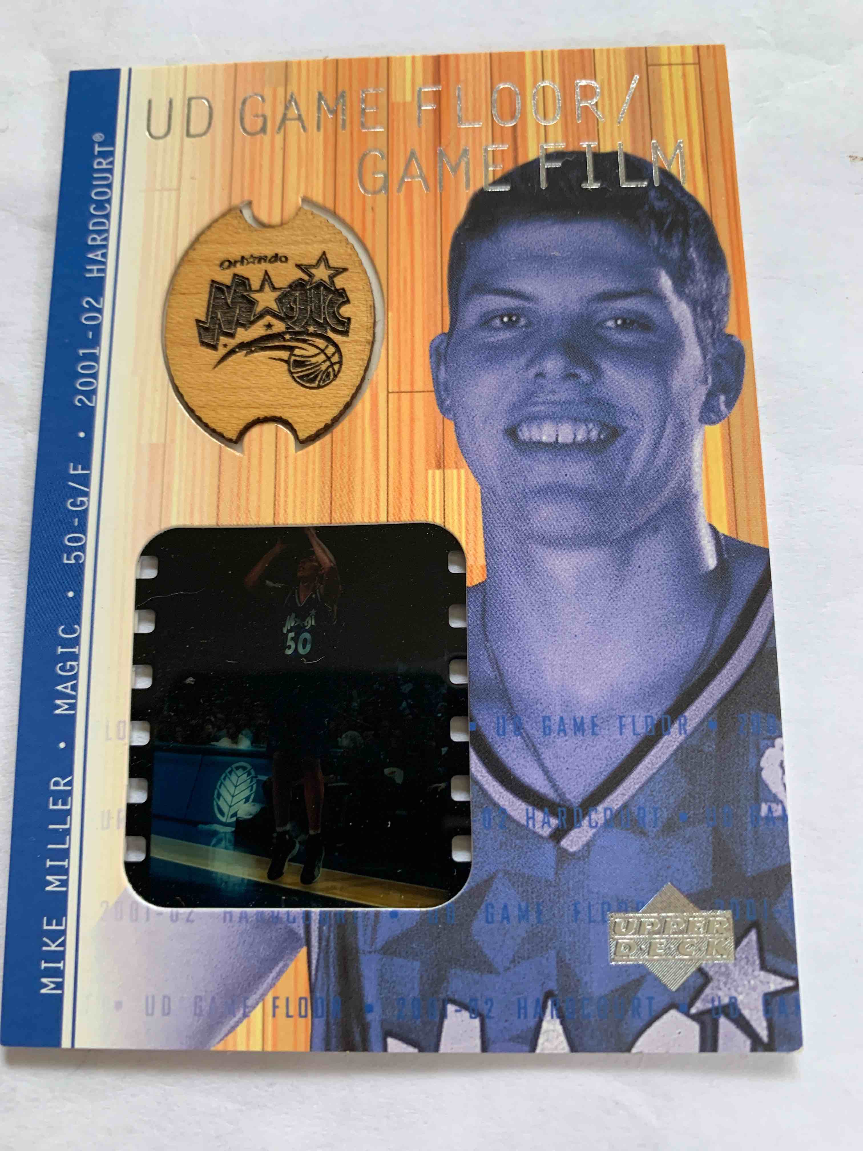 2001 UD Game Floor/ Game Film #MM-F,  Mike Miller 