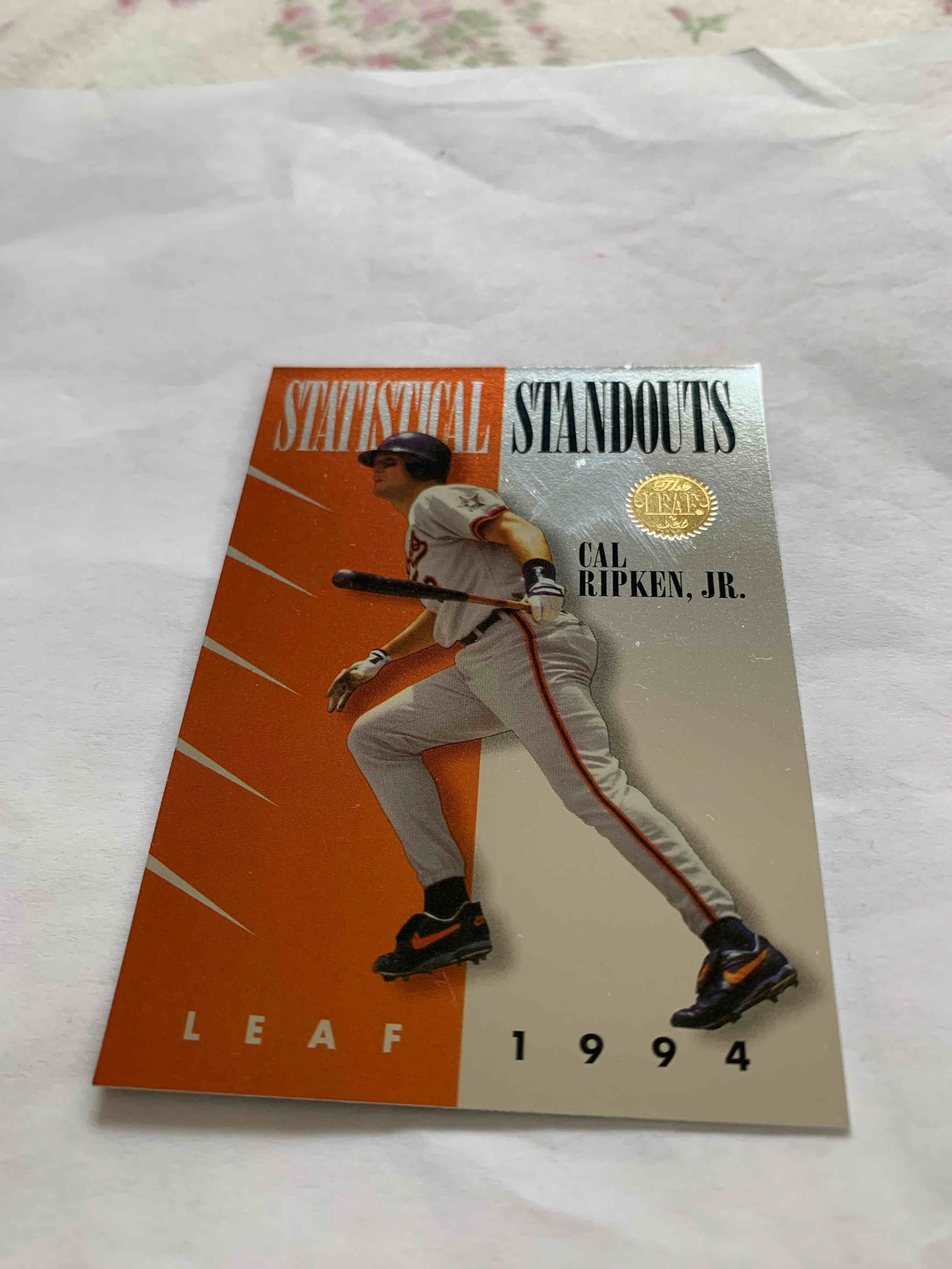 1994 Leaf Statistical Standouts #10, Cal Ripken, Jr. 