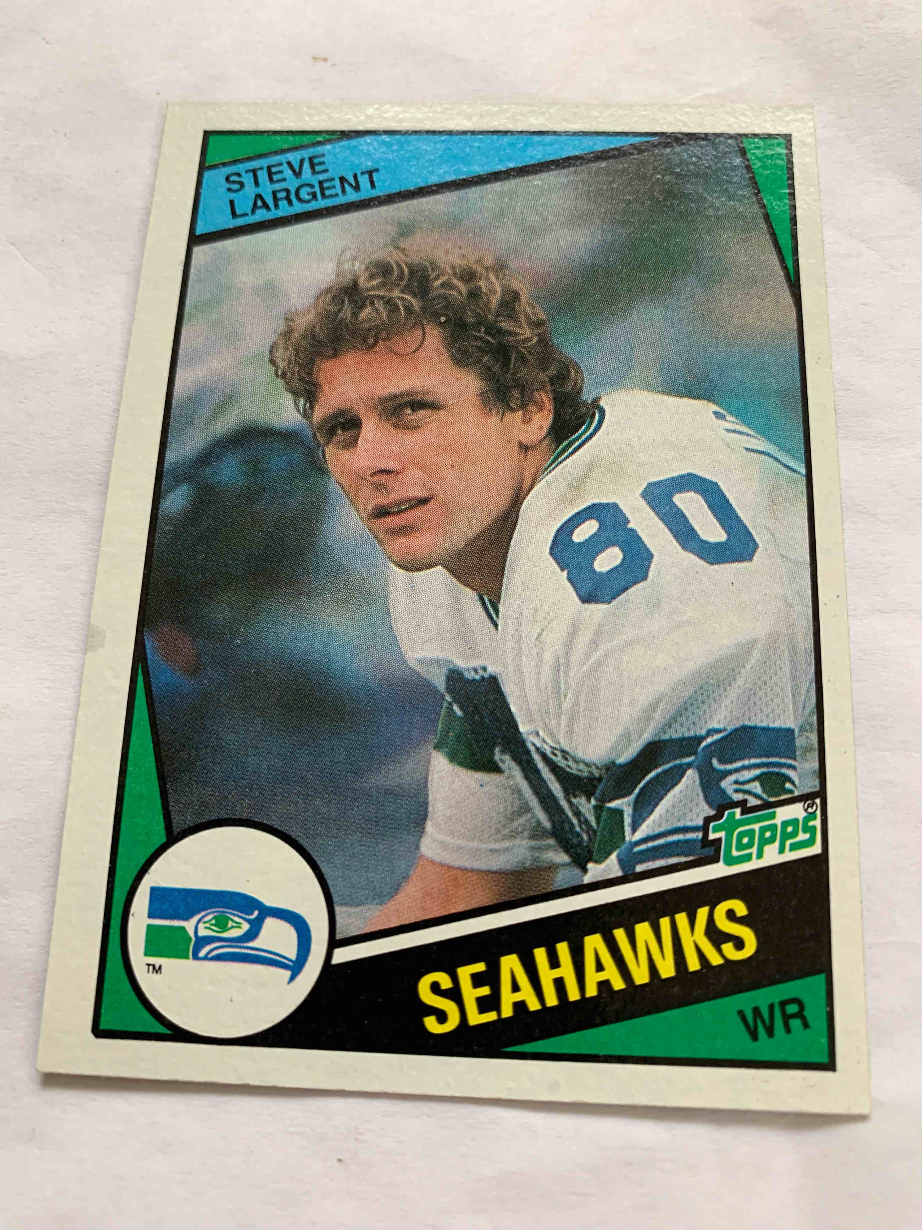 1984 Topps Football #196, Steve Largent