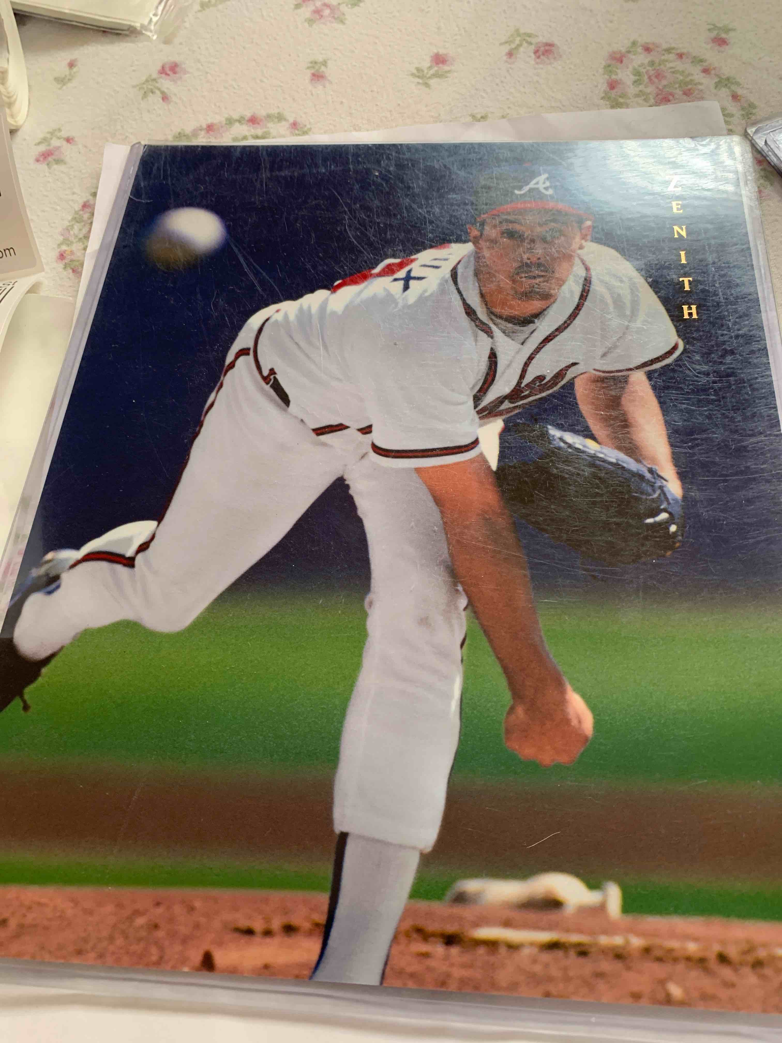 1997 Pinnacle Zenith #6, Greg Maddox, 8” X 10”