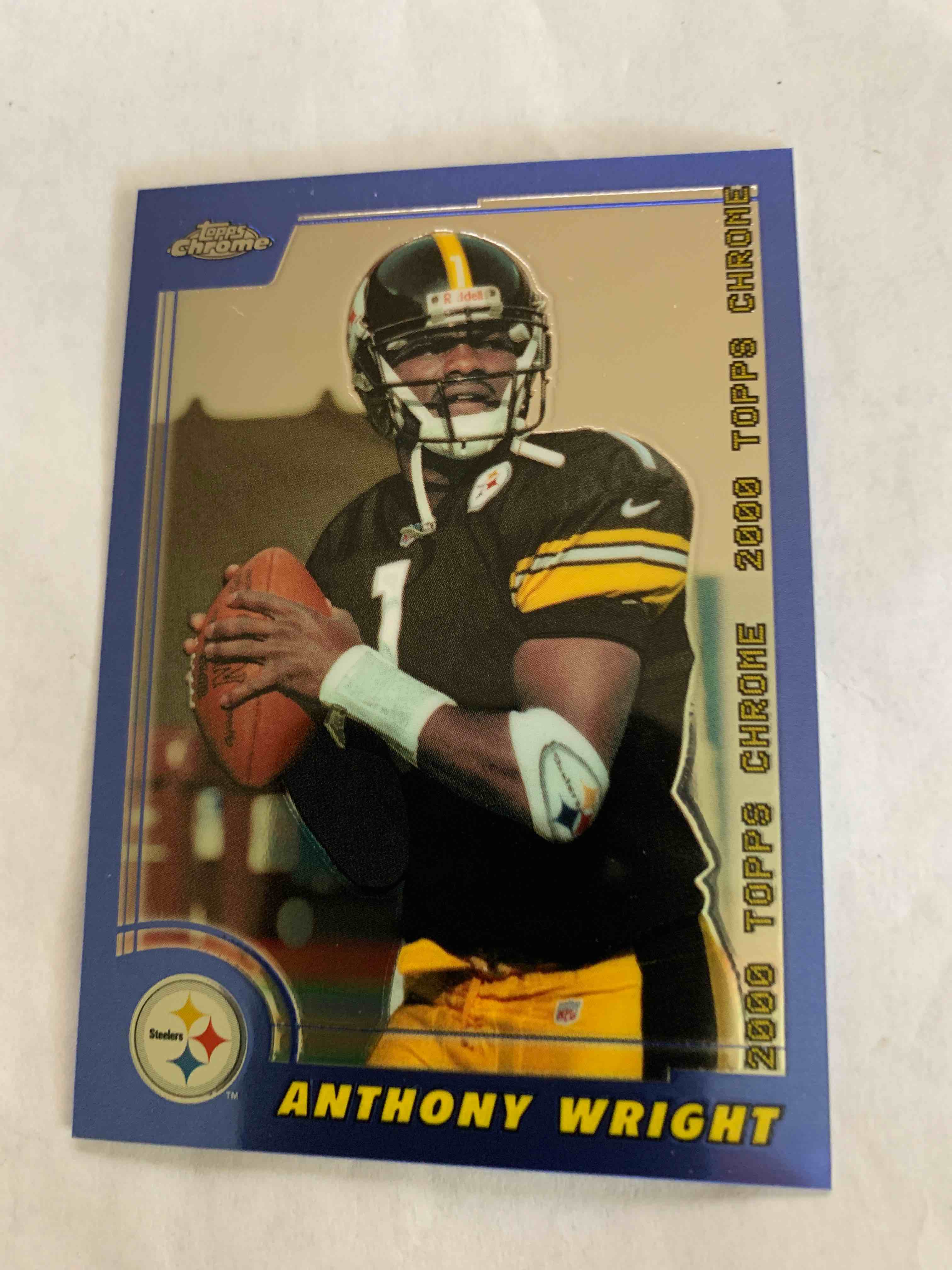 2000 Topps Chrome #44, Anthony Wright Rookie Card 