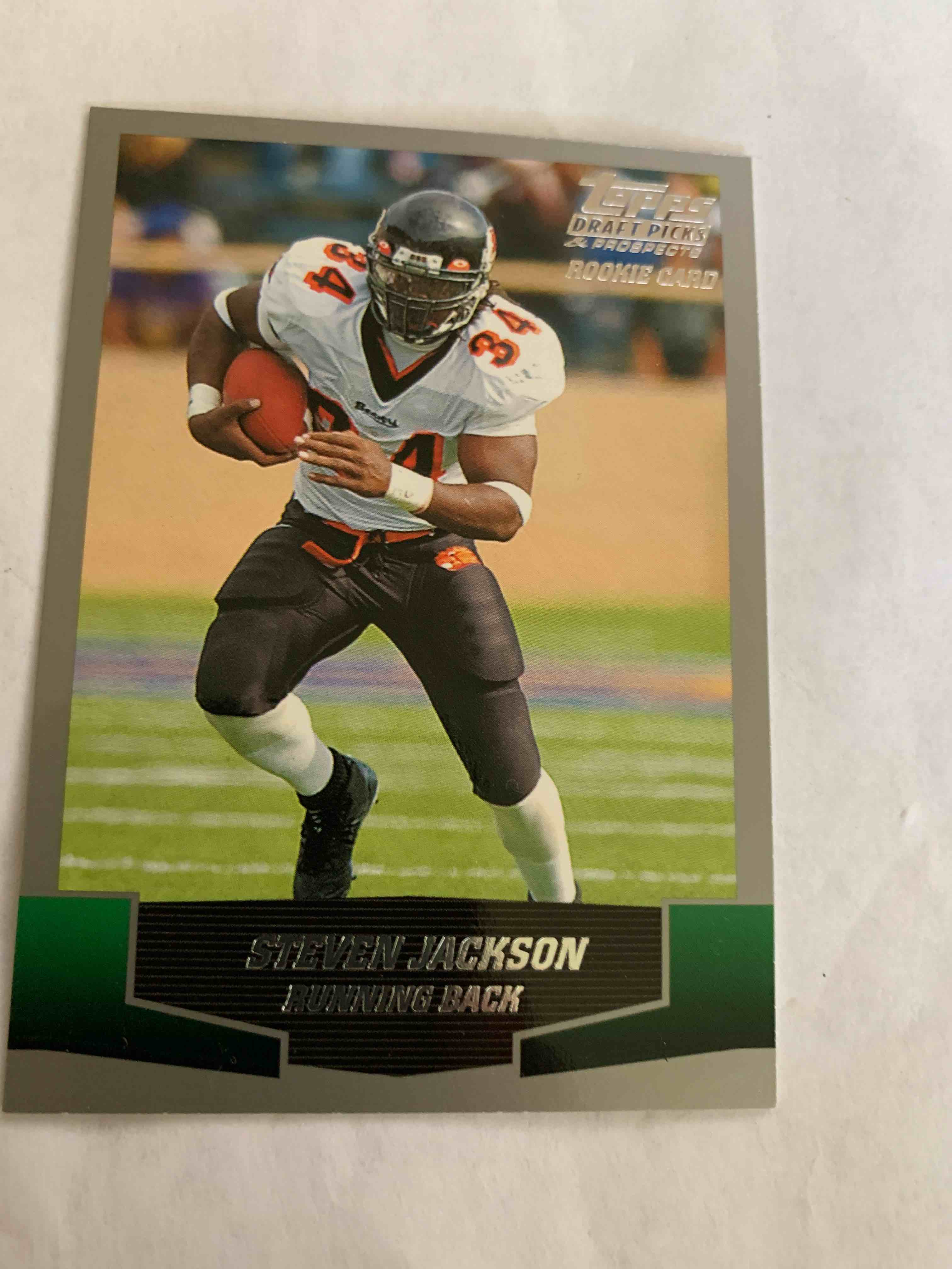 2004 Topps Draft Picks & Prospects #111, Steven Jackson Rookie Card 