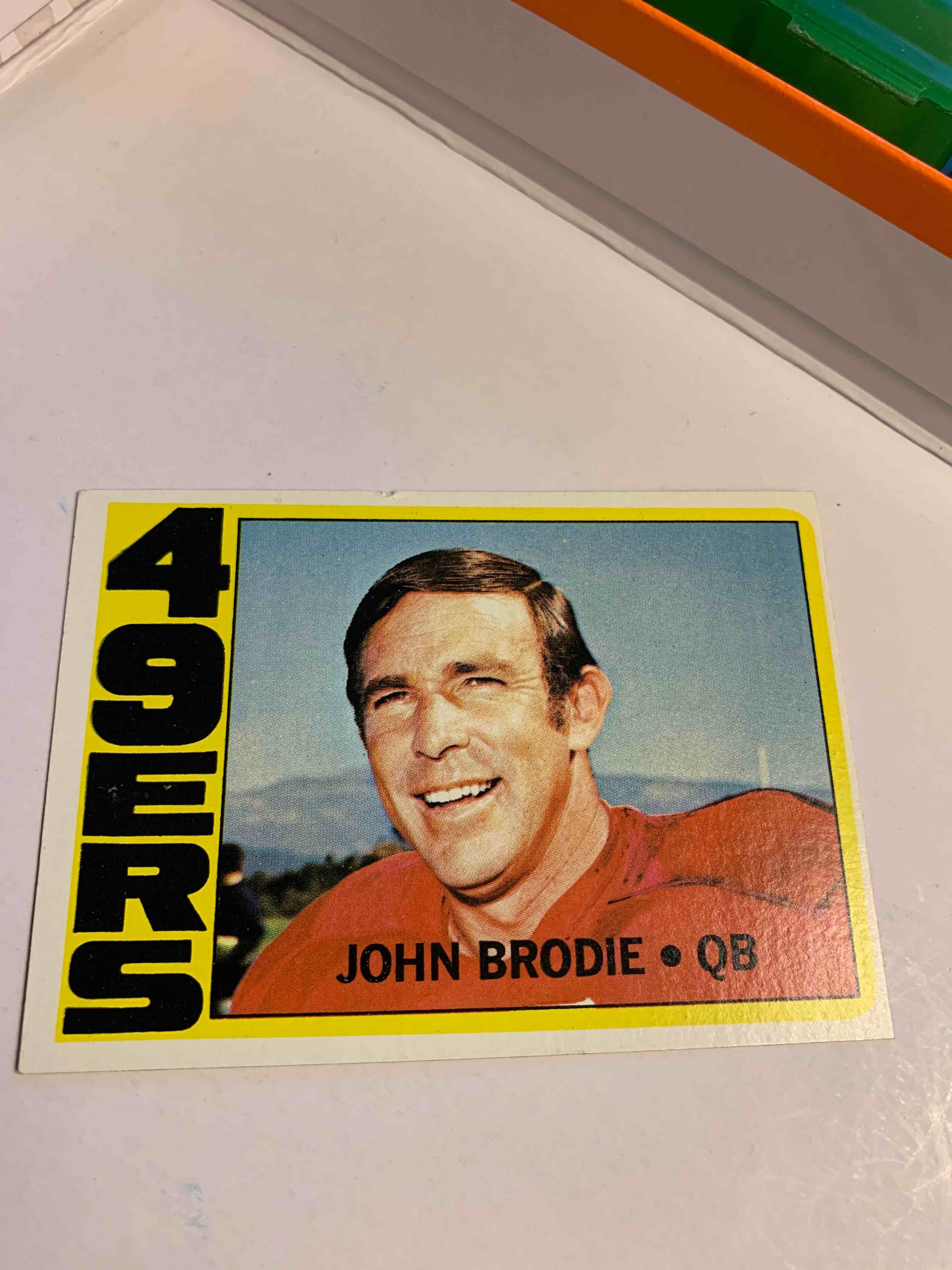 1972 Topps Football #220, John Brodie