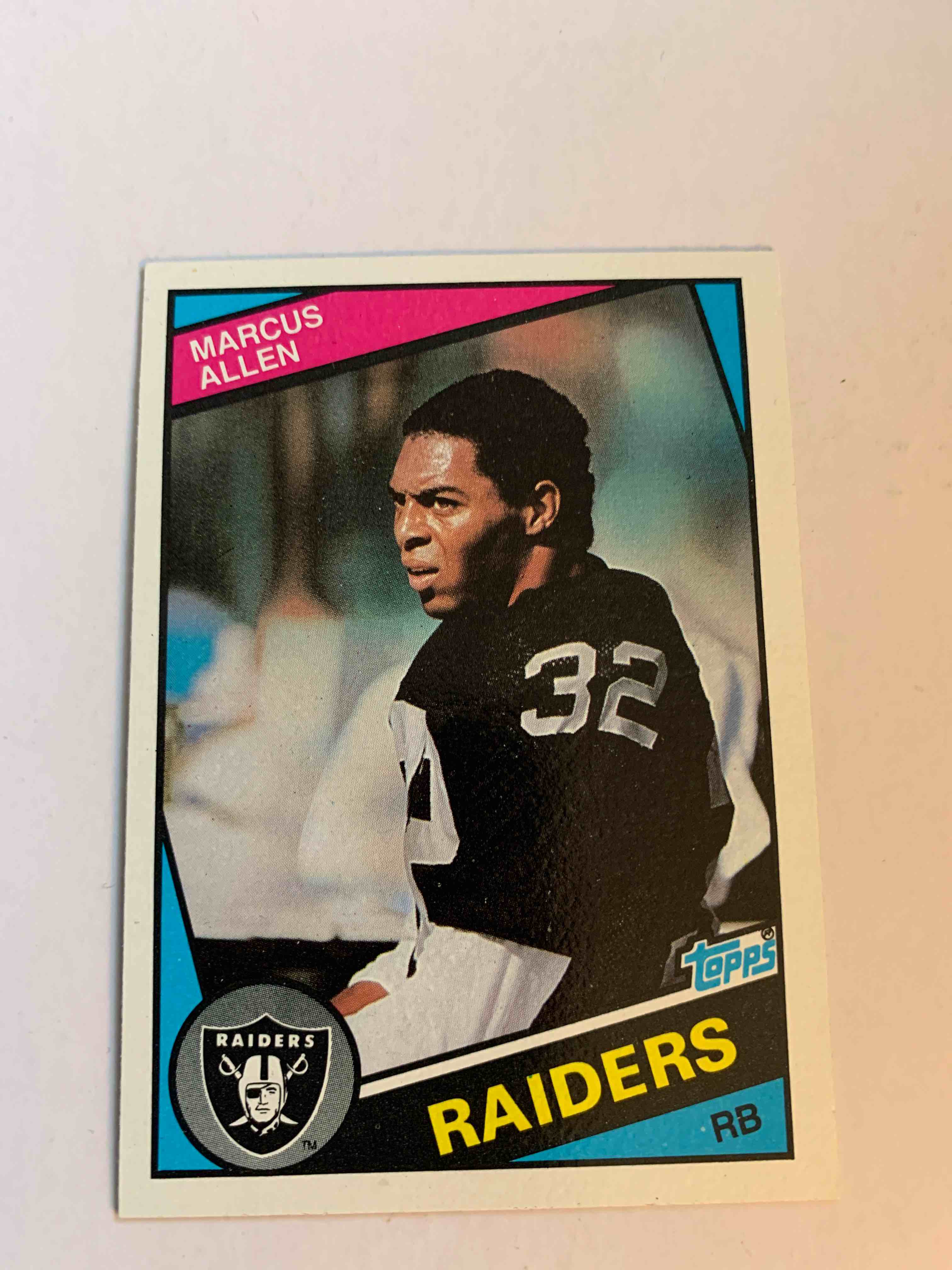 1984 Topps Football #98, Marcus Allen