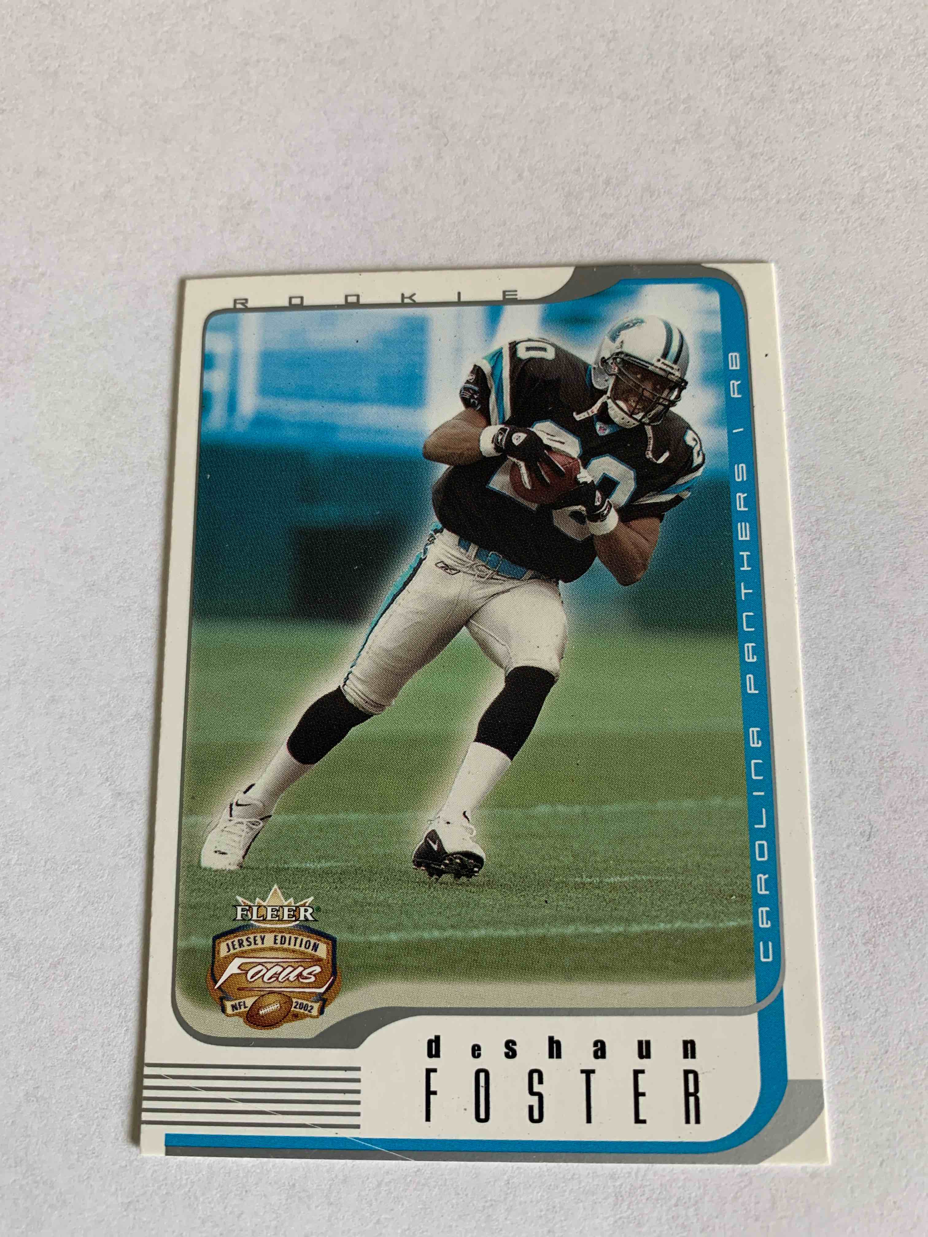 2002 Fleer Focus #155, DeShawn Foster Rookie Card 