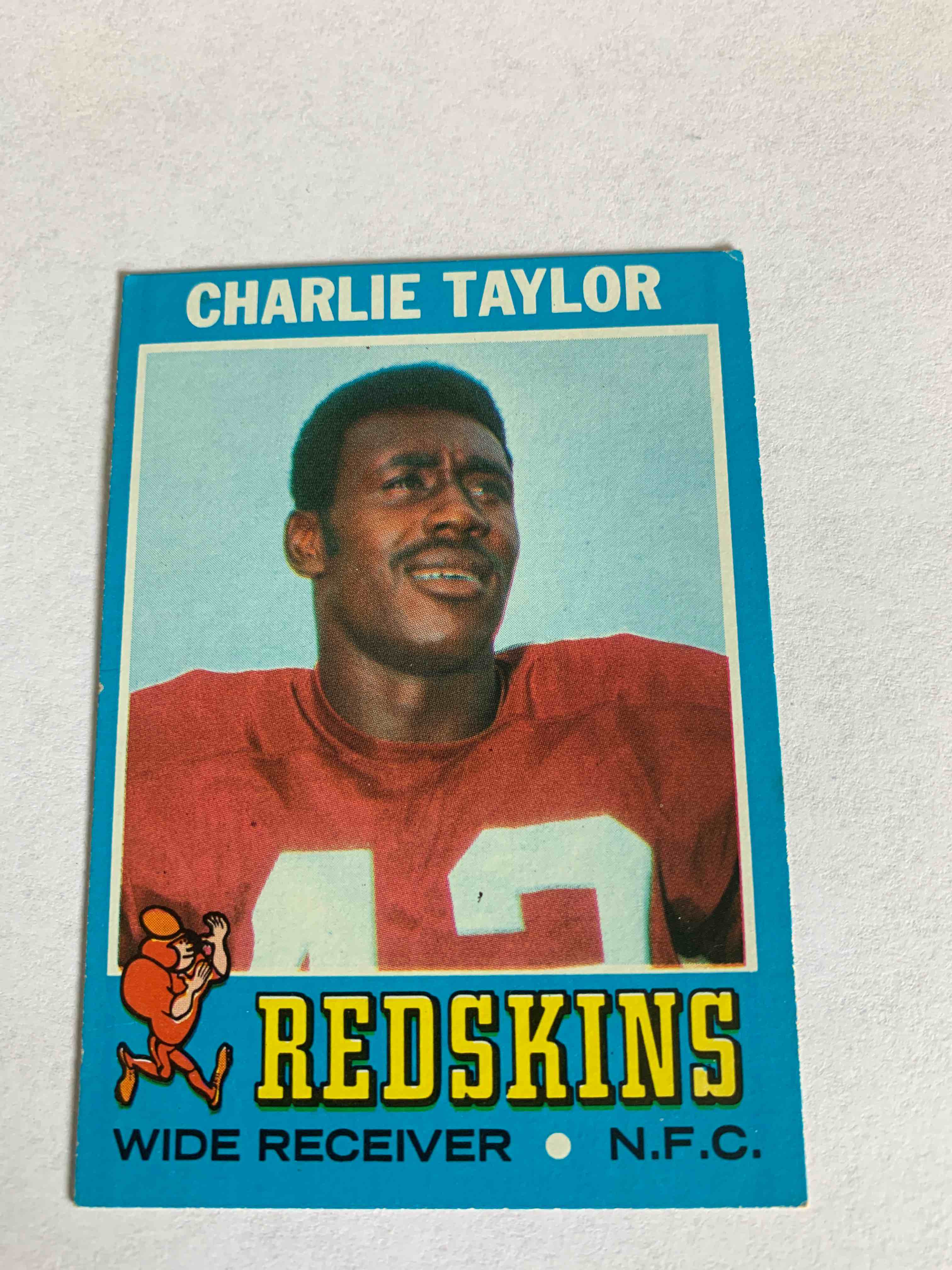 1971 Topps Football #26, Charlie Taylor
