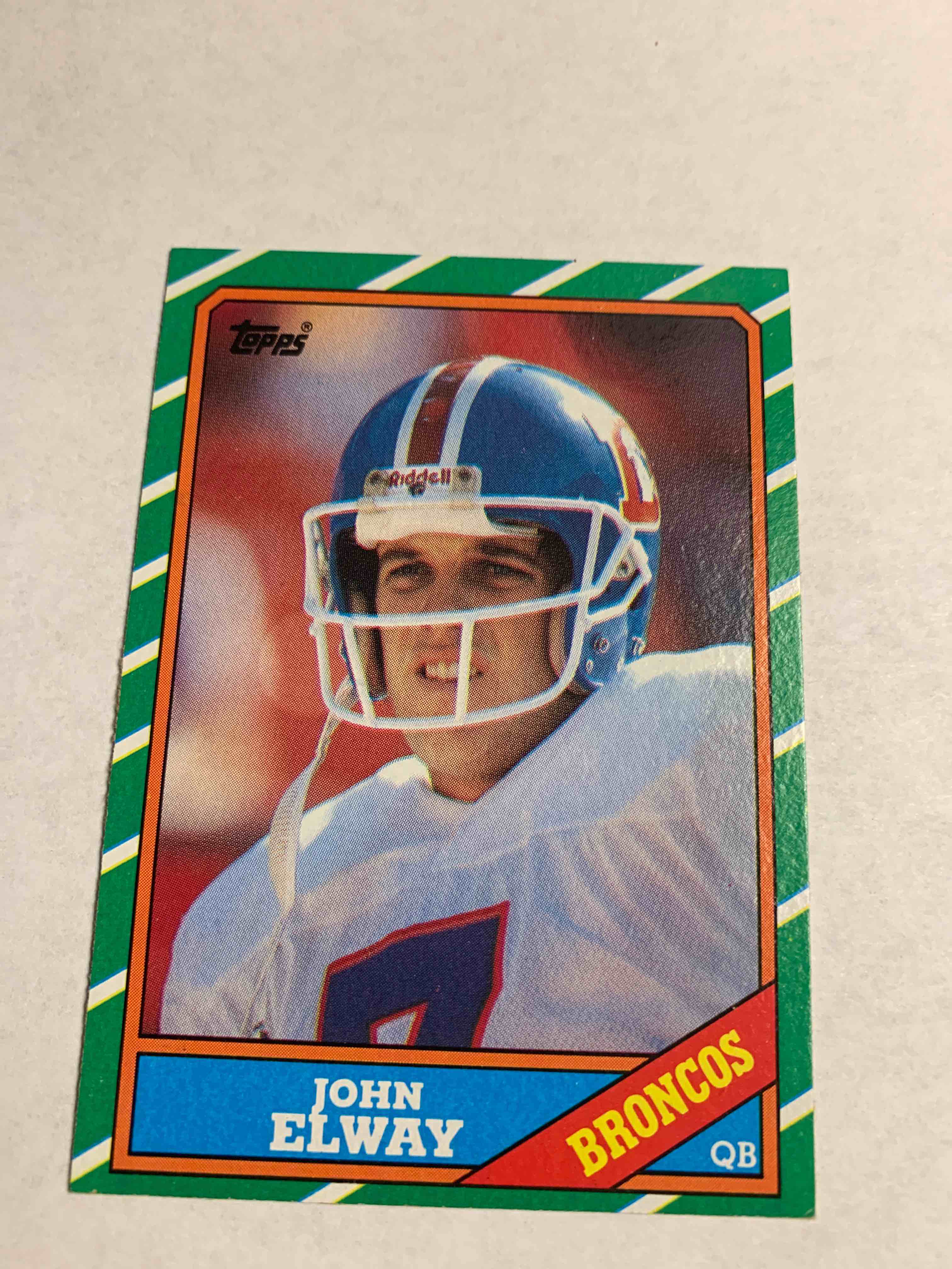 1986 Topps Football #112, John Elway