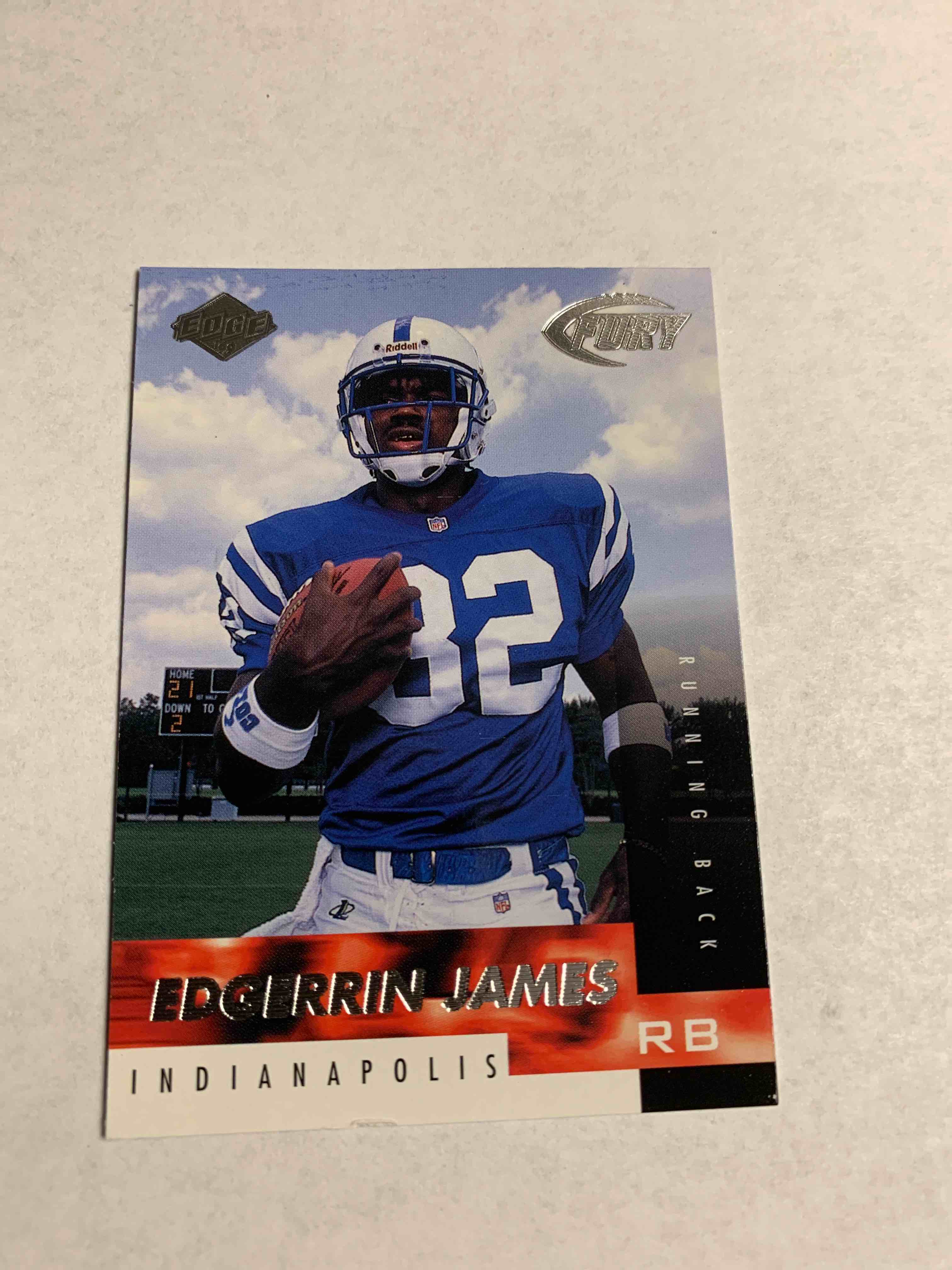 1999 Collectors Edge Fury #173, Edgerrin James Rookie Card 