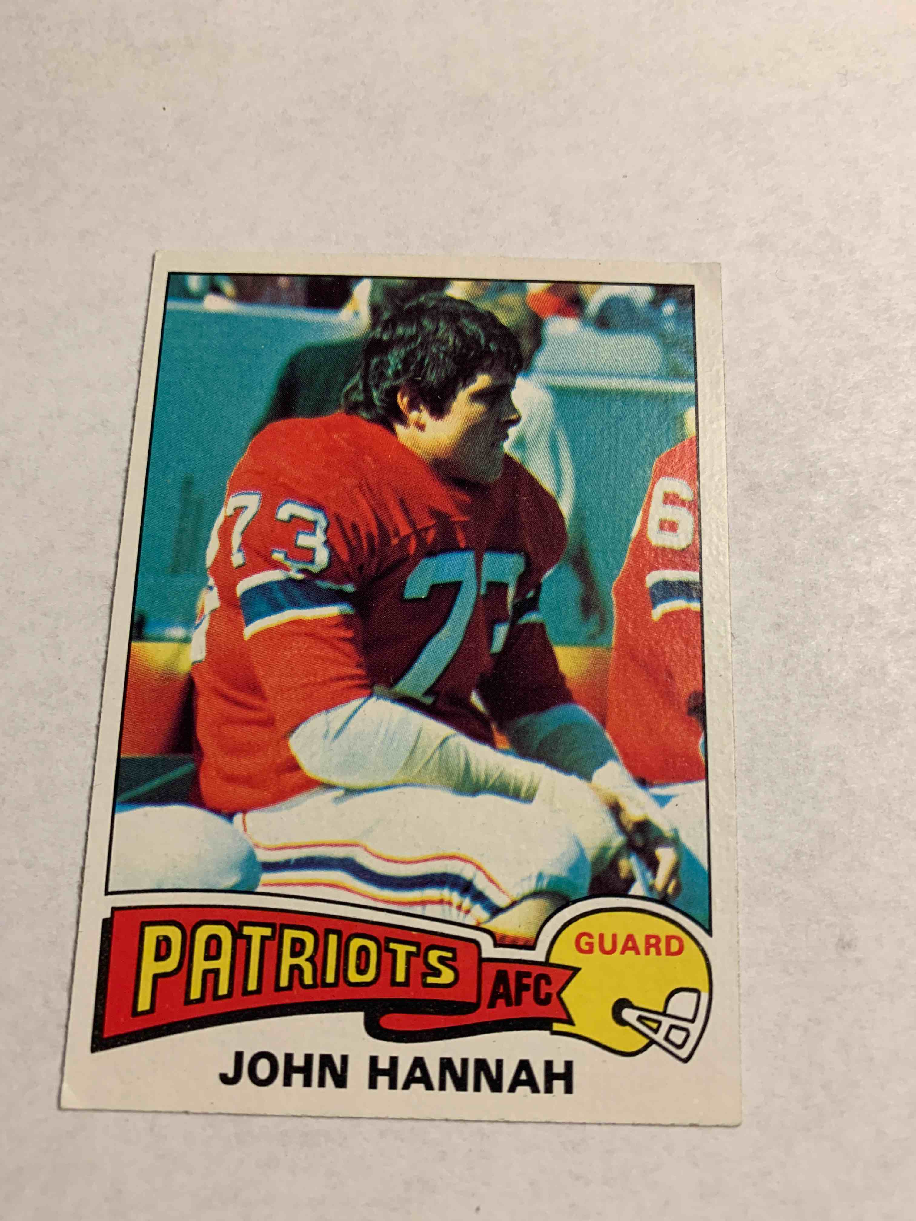 1975 Topps Football #318, John Hannah