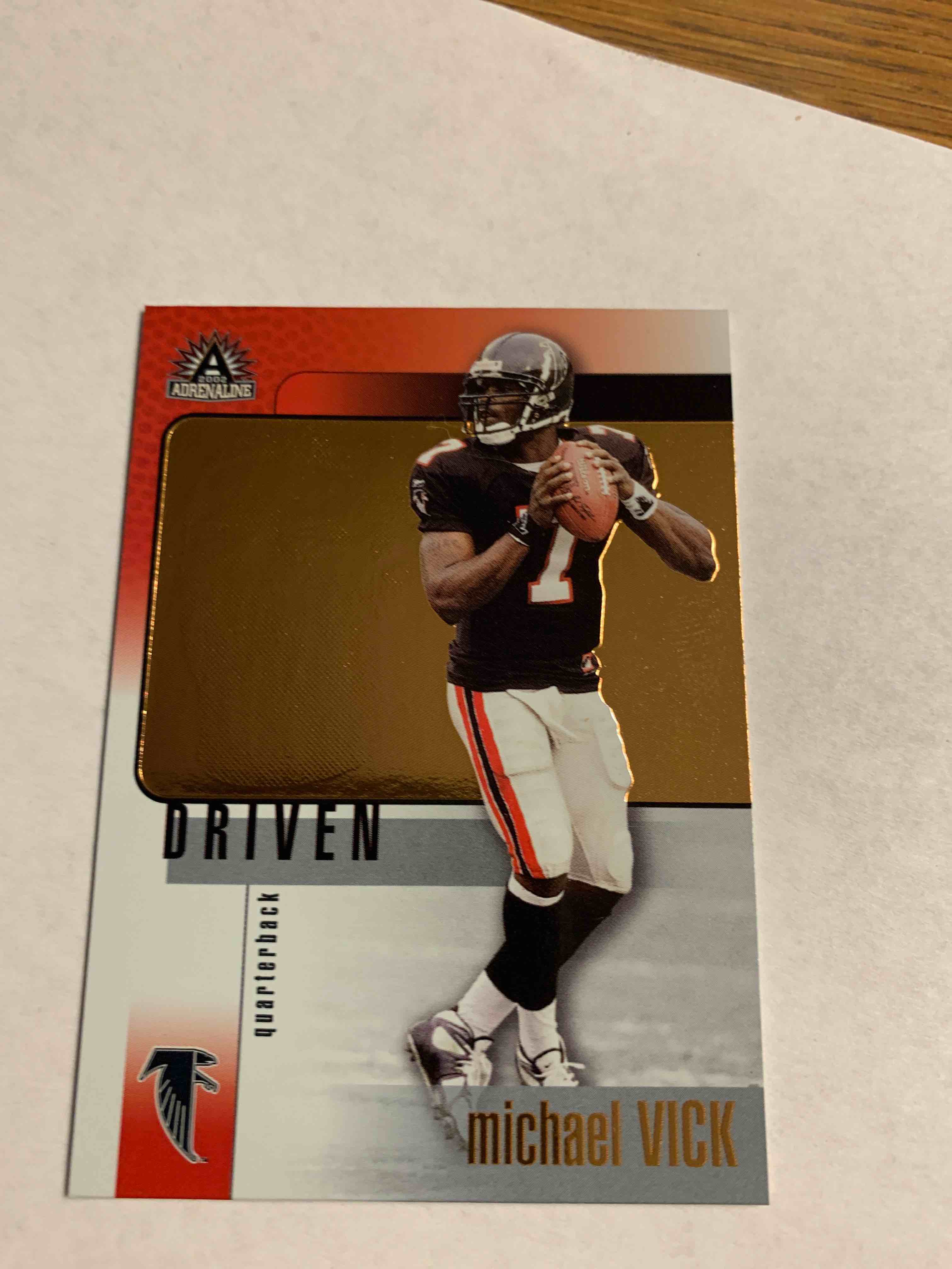 2002 Pacific Adrenaline #2, Michael Vick