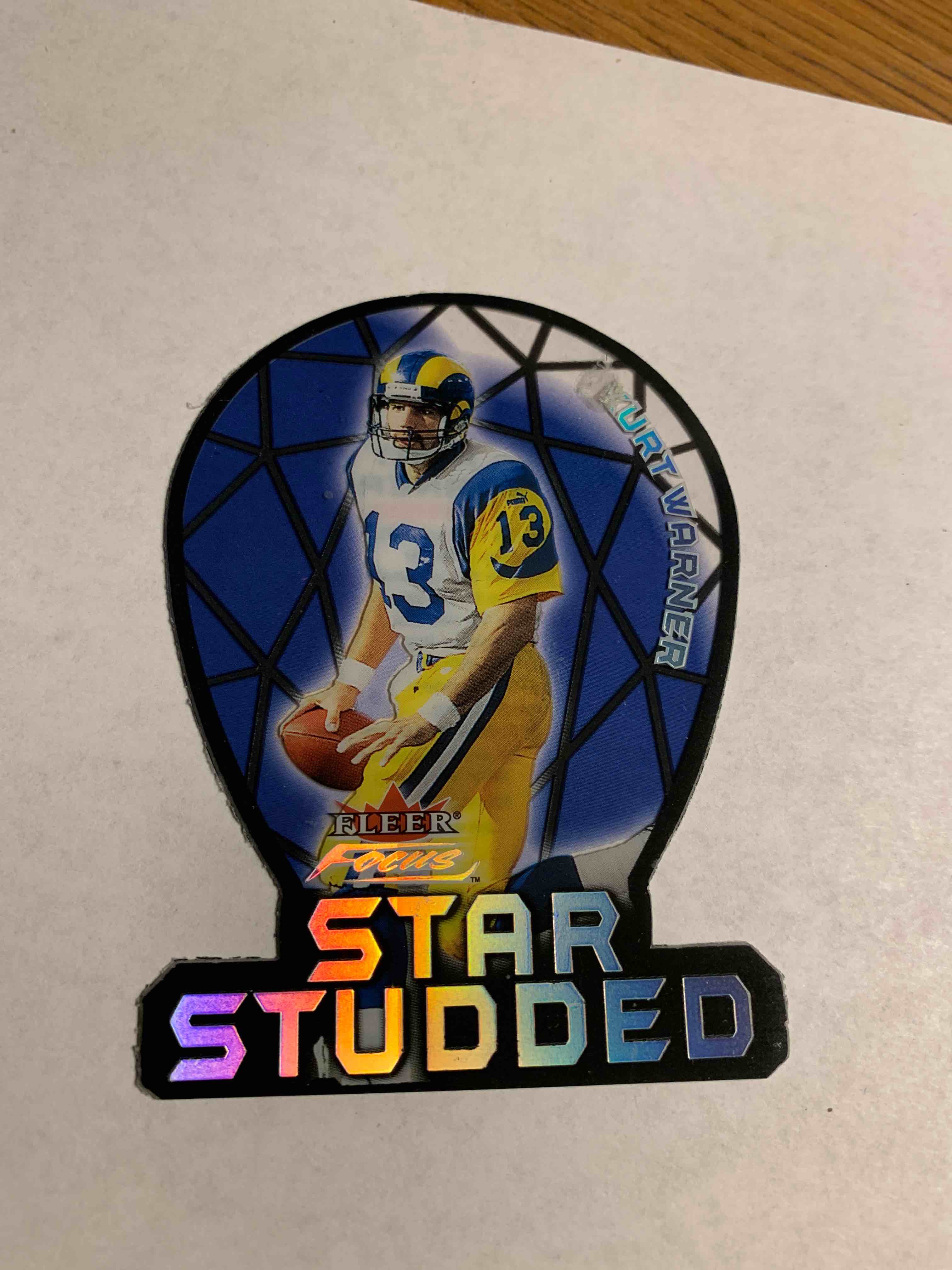 2000 Fleer Focus Star Studded #25SS, Kurt Warner