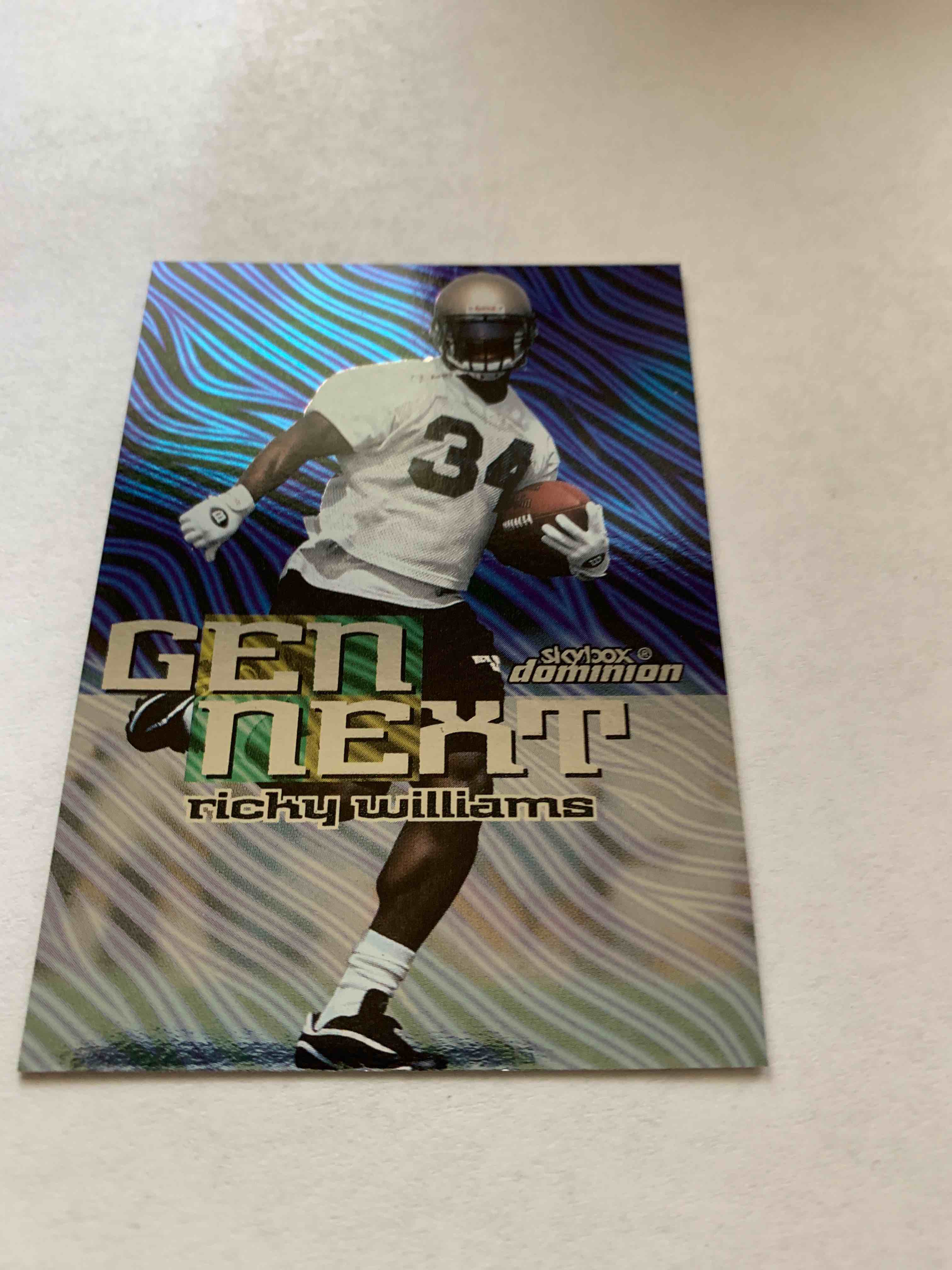 1999 Dominion Gen Next, #19GN, Ricky Williams Rookie Card 