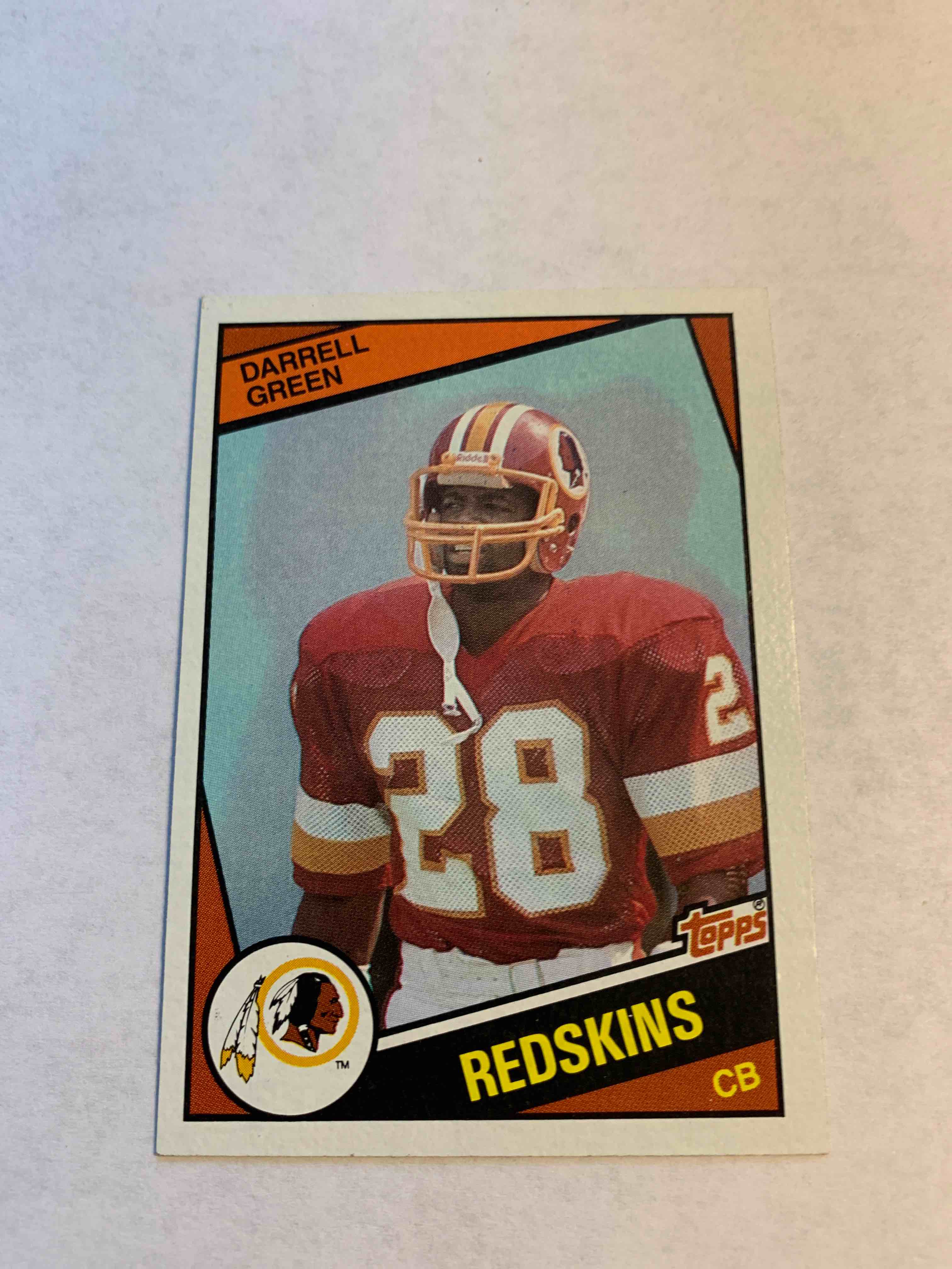 1984 Topps #380, Darrell Green Rookie Card 