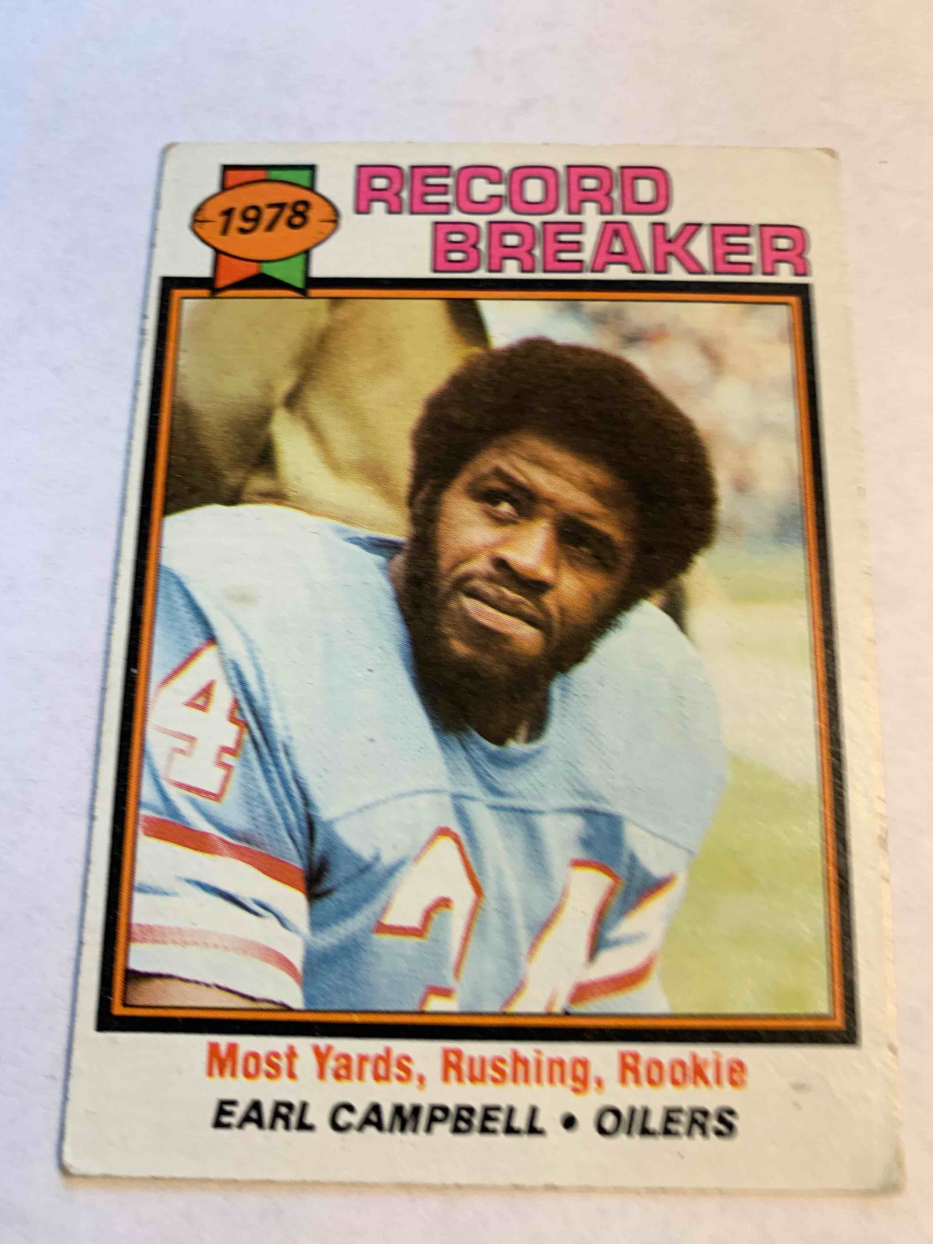 1979 Topps #331, Earl Campbell 