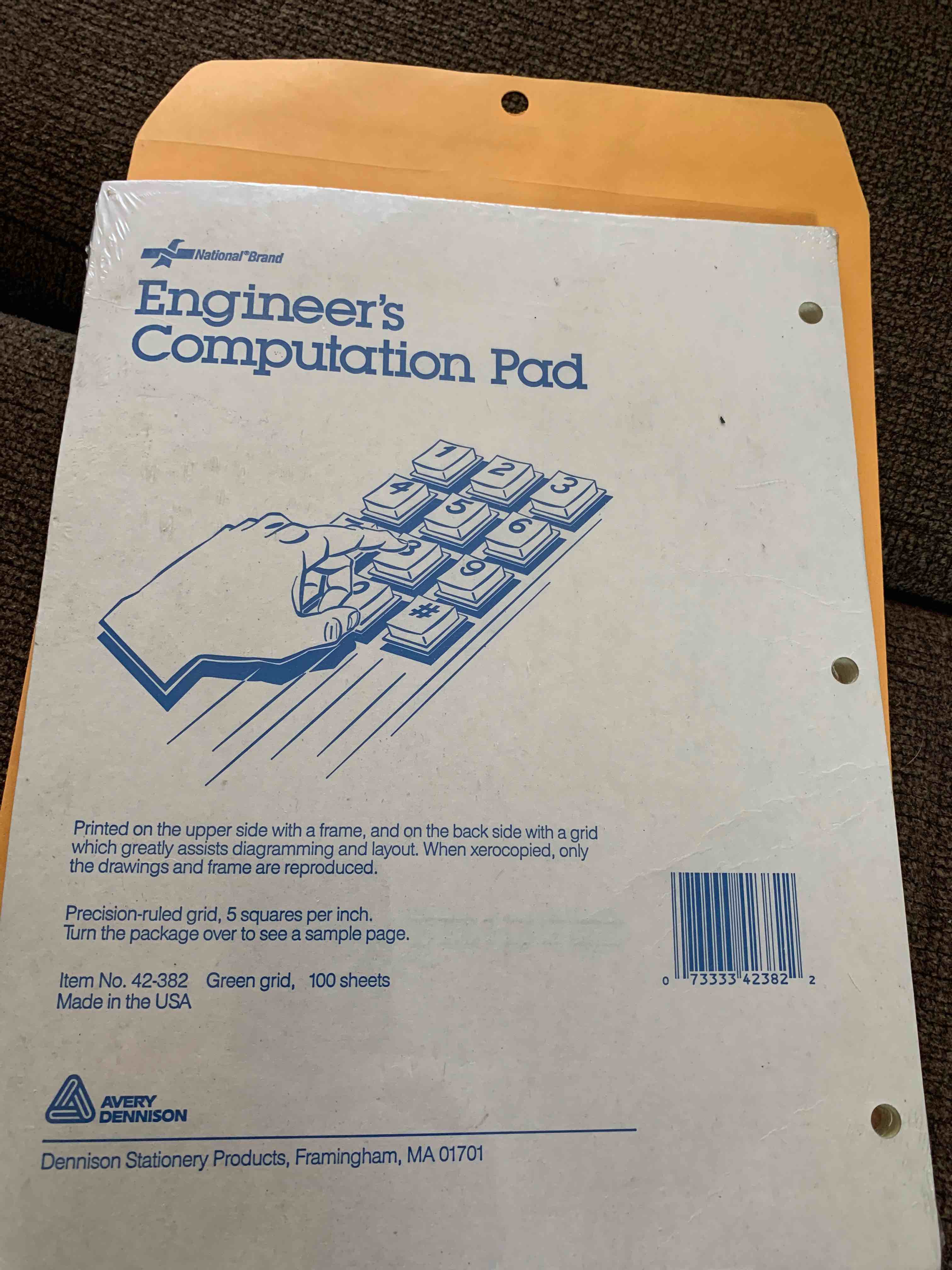 Engineers Computation Pad