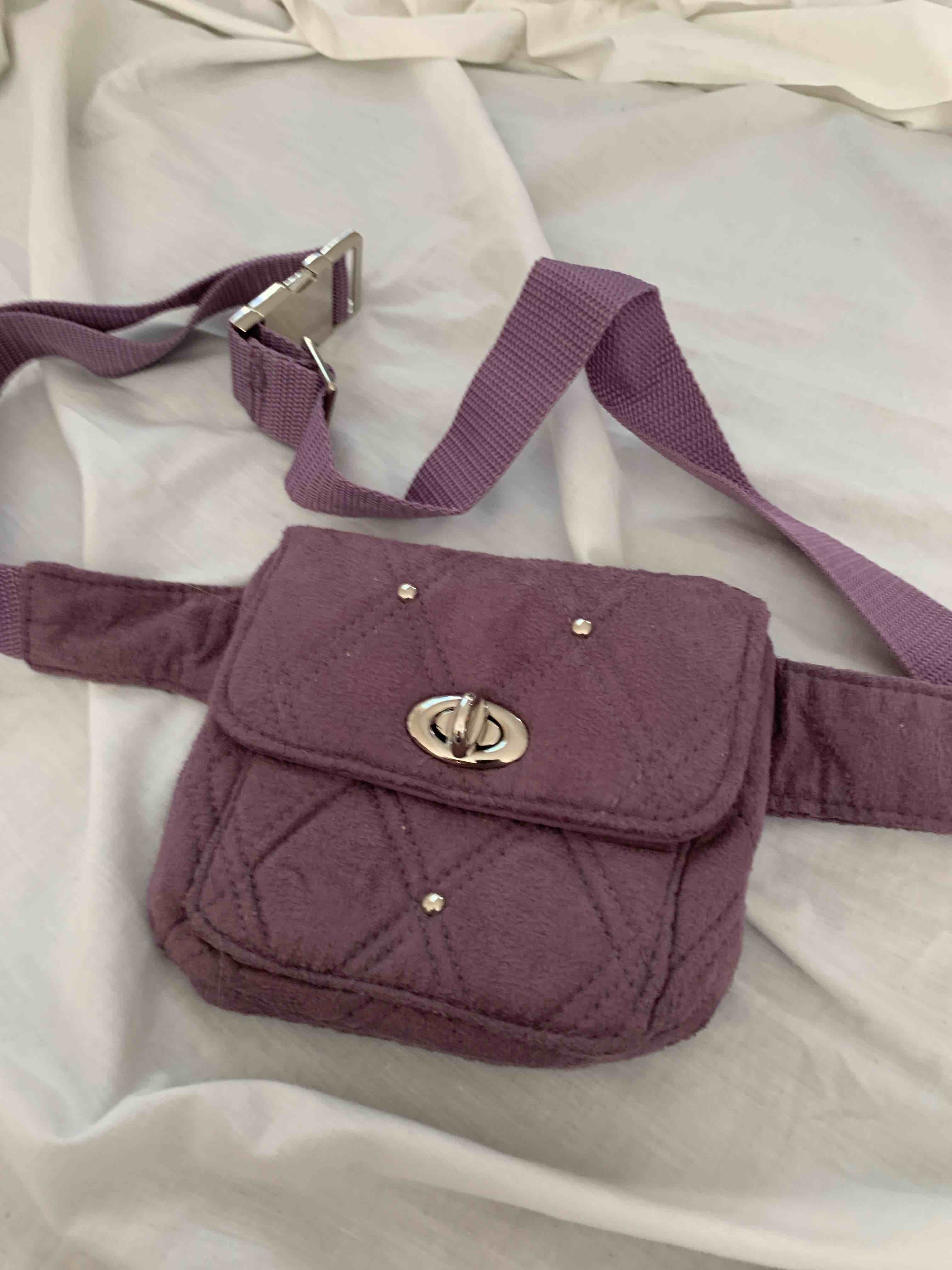 Small Purple Waist Purse