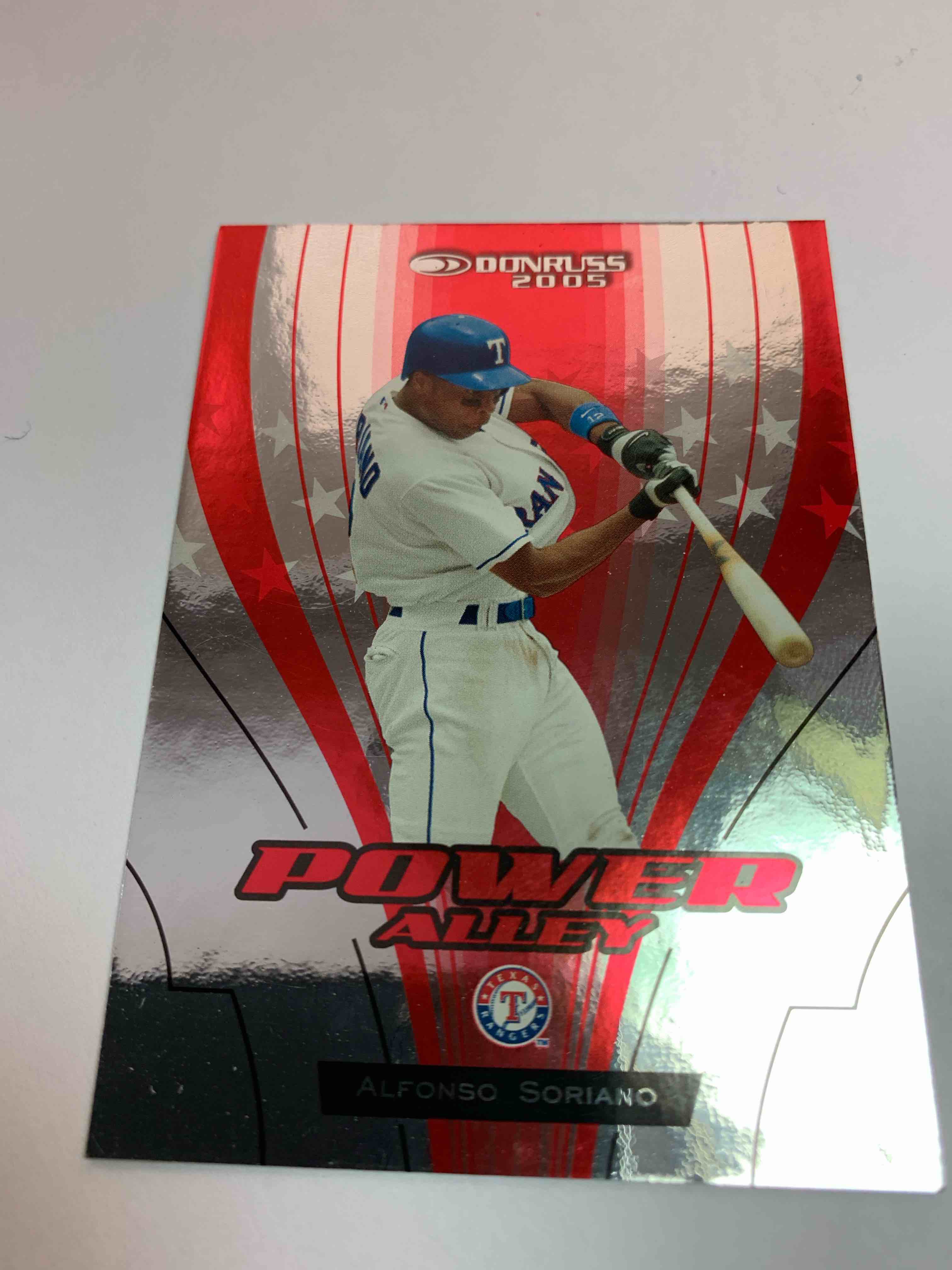 2005 Donruss Pwer Alley #5, Alfonso Soriano, # 2103/ 2500