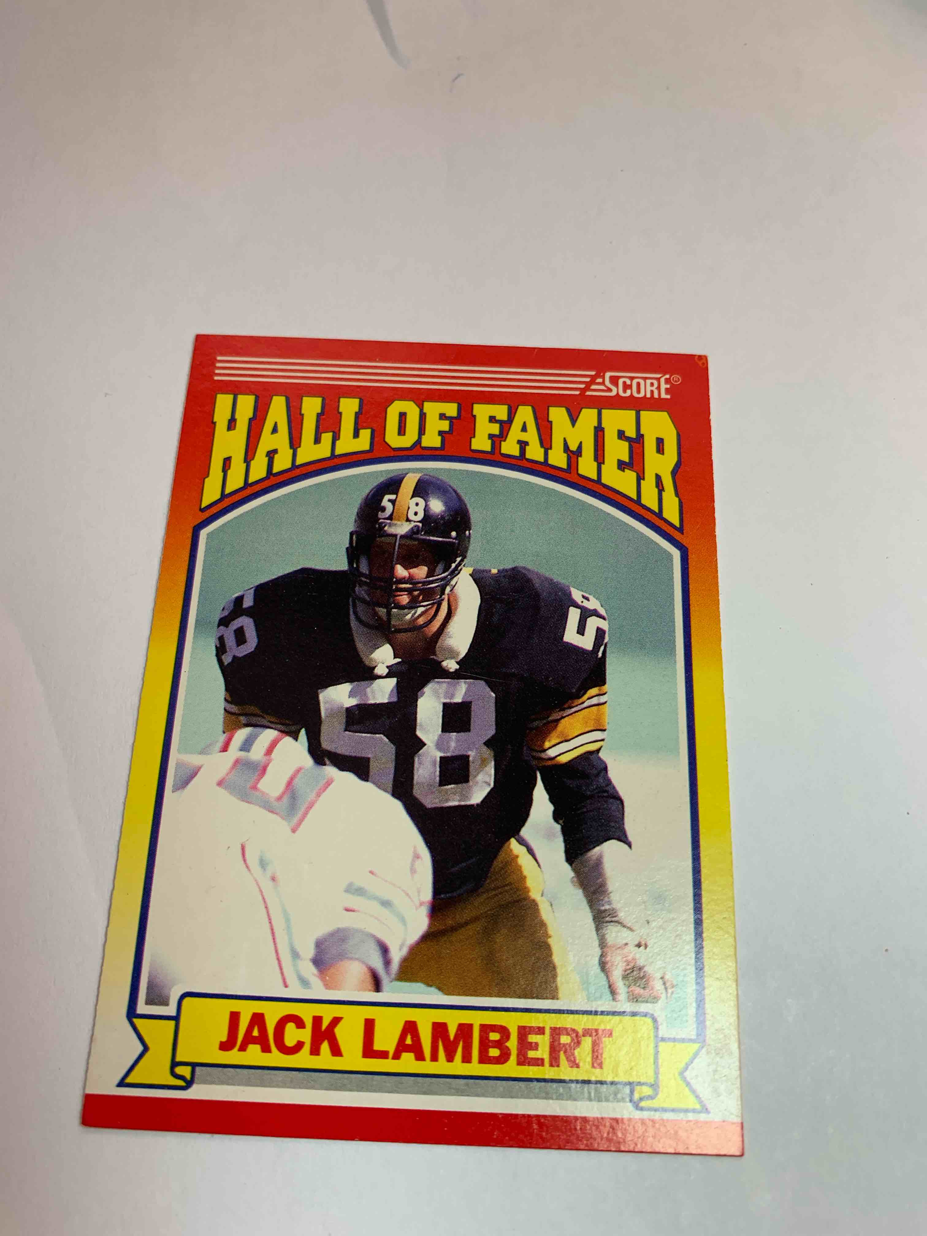 1990 Score #598, Jack Lambert 