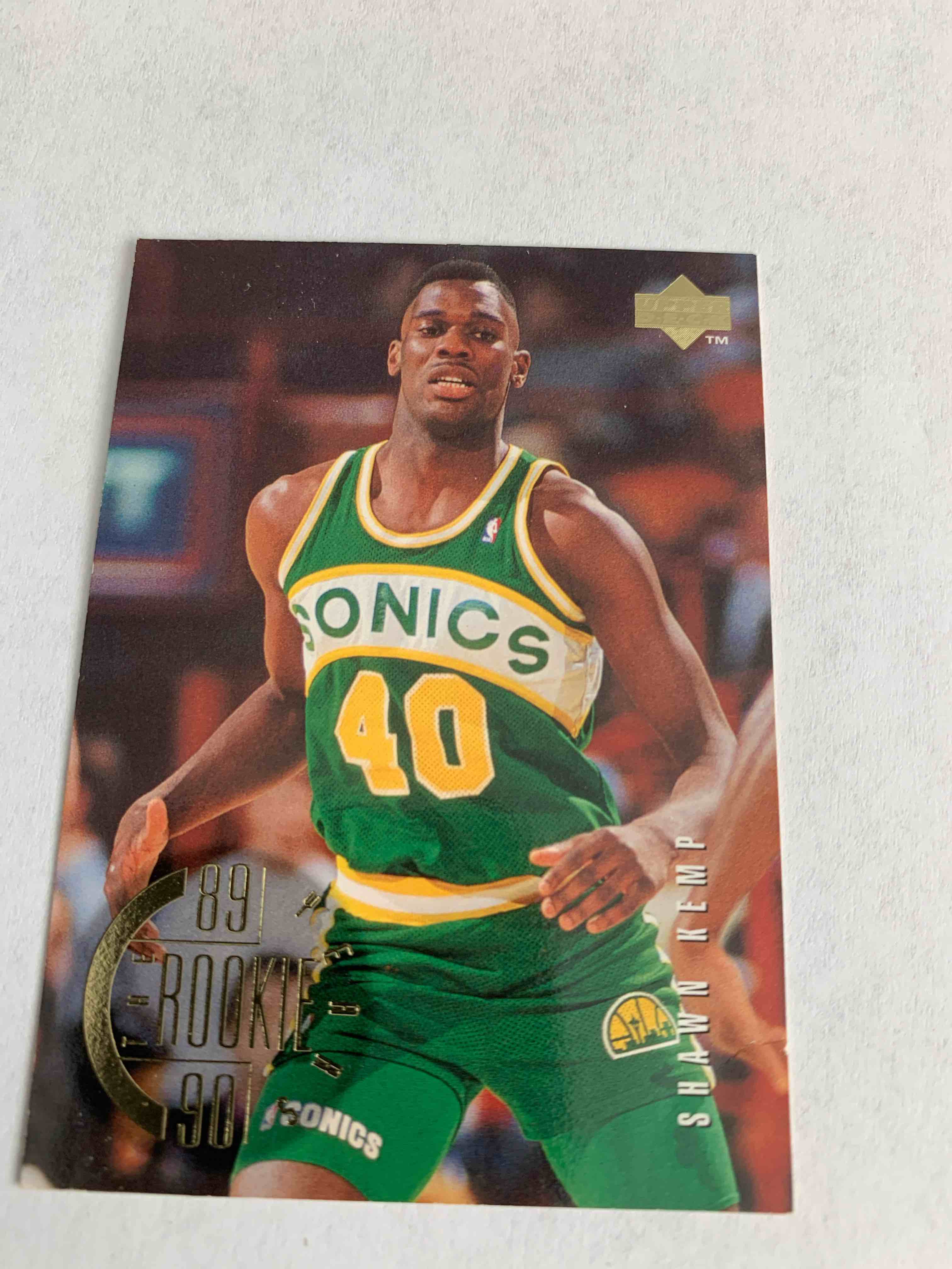 1989-90 Upper Deck #153, Shawn Kemp Rookie Card 