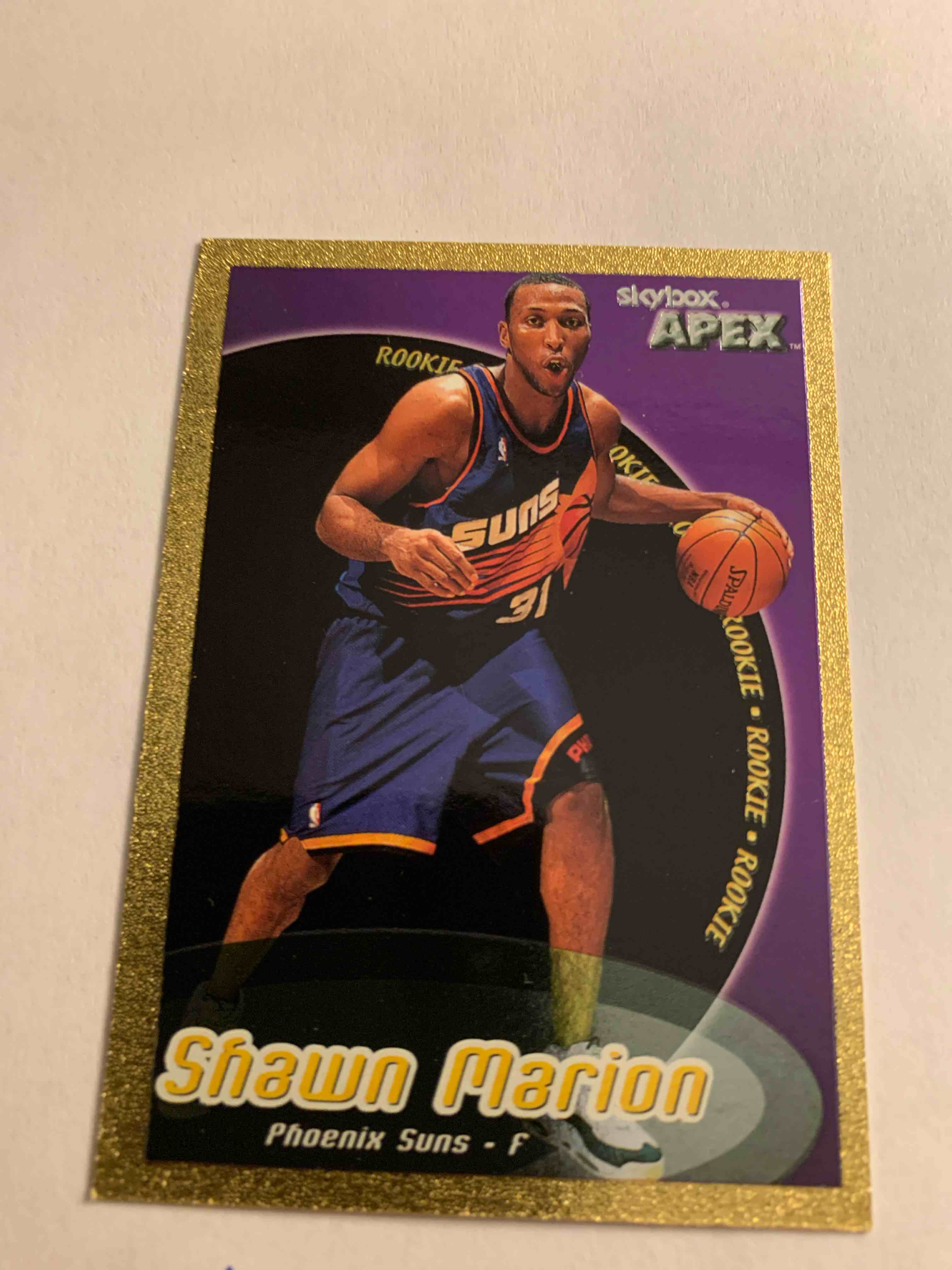 1999 Skybox Apex, Shawn Marion Rookie Card 