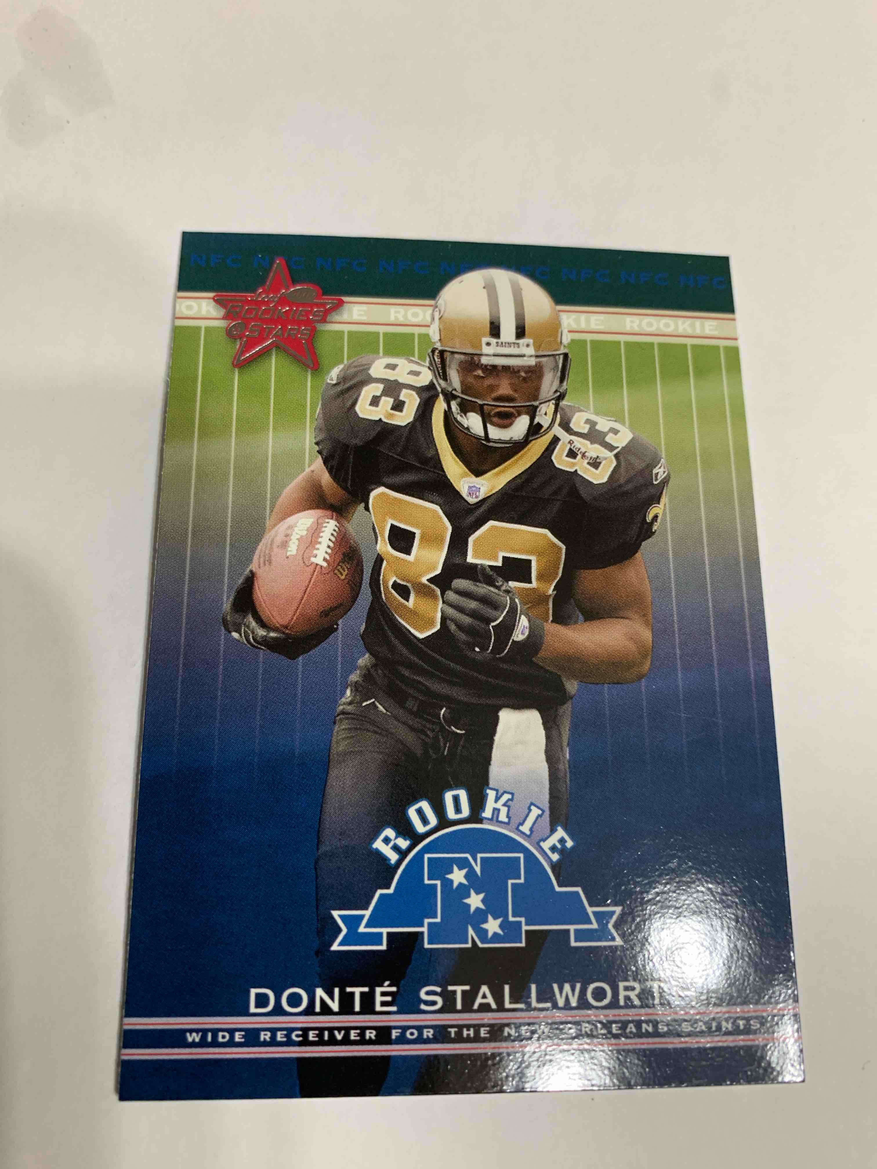 2002 Leaf Rookies & Stars #174, Donte Stallworth Rookie Card 