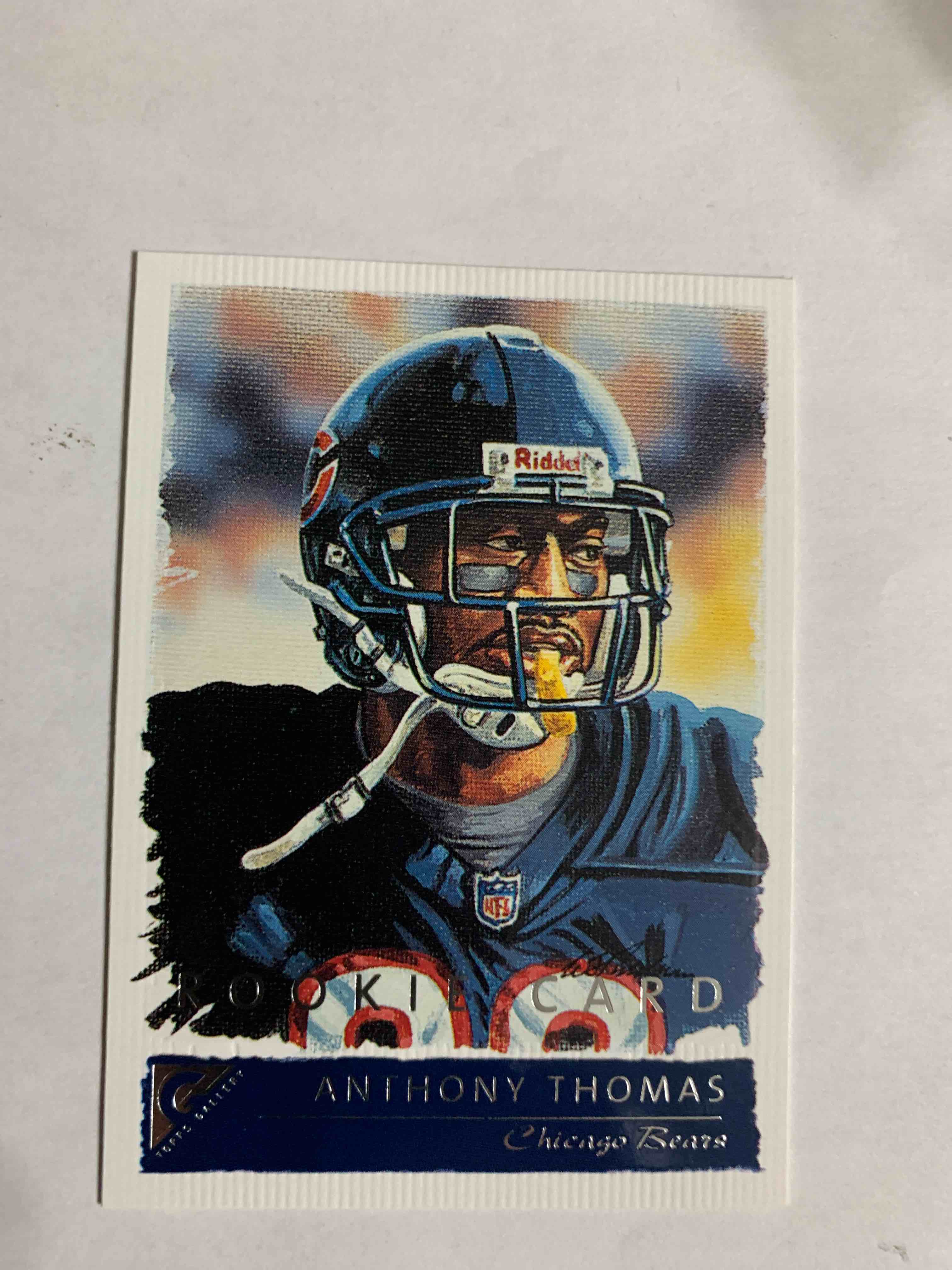 2001 Topps Gallery #135, Anthony Thomas Rookie Card 