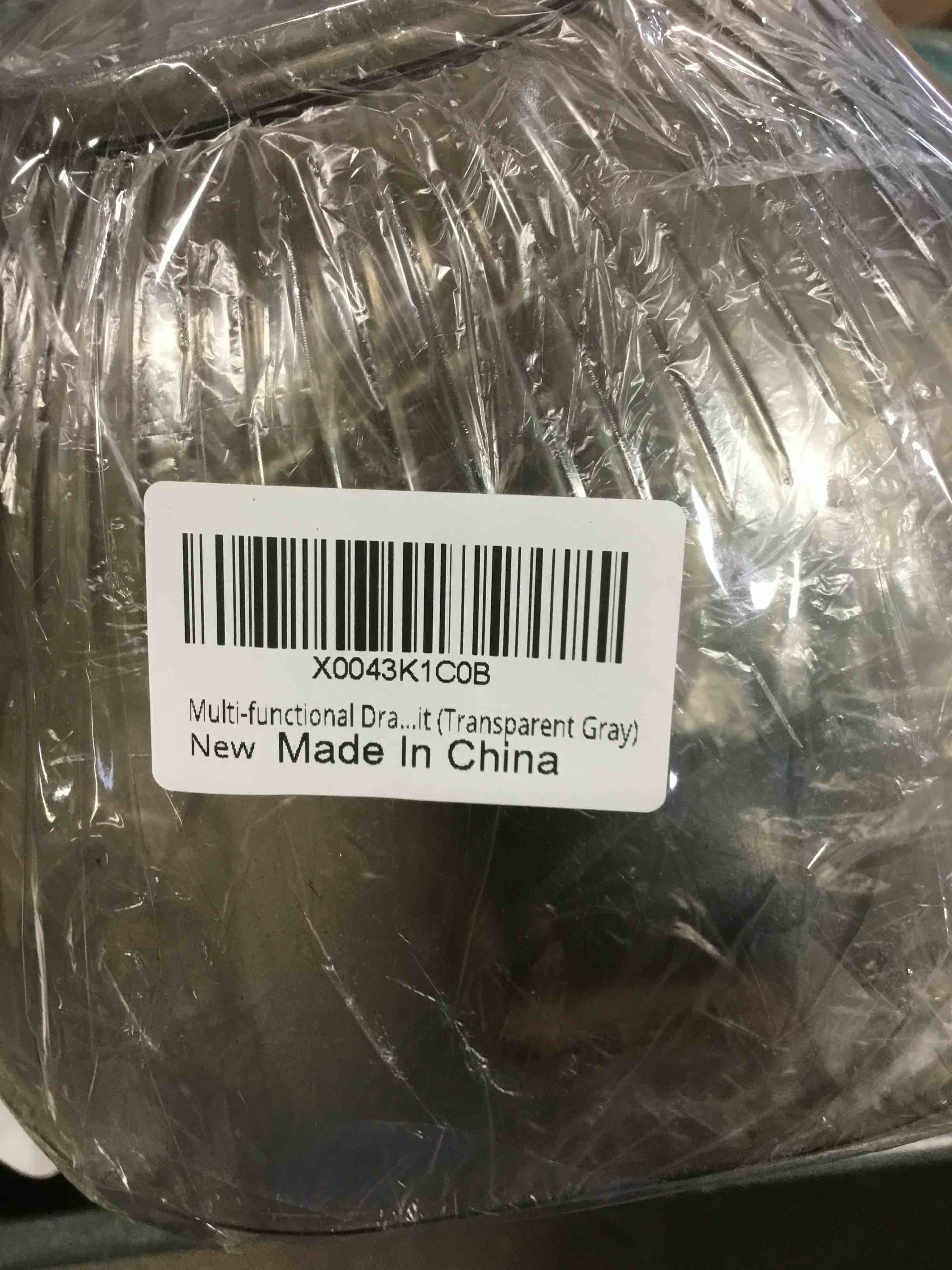 MULTI FUNCTIONAL DRA…IT TRANSPARENT GRAY